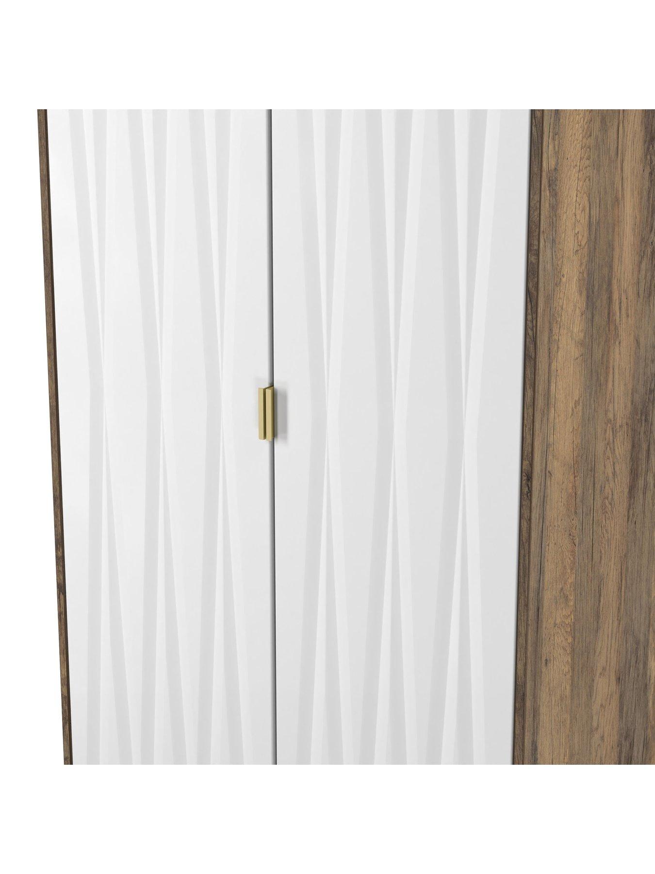  image of swift-texas-ready-assembled-2-door-wardrobe