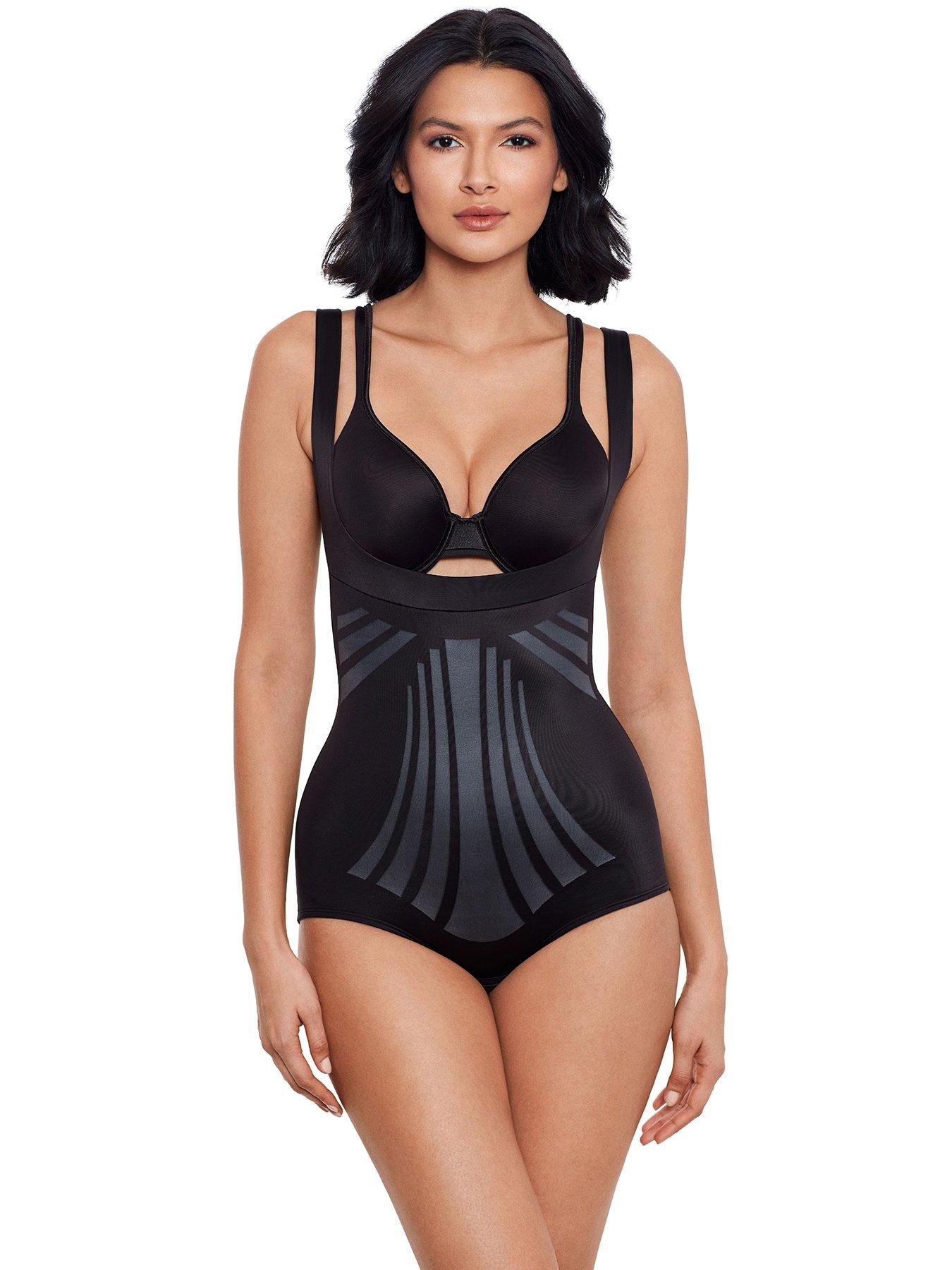  image of miraclesuit-wyob-torsette-bodysuit-black