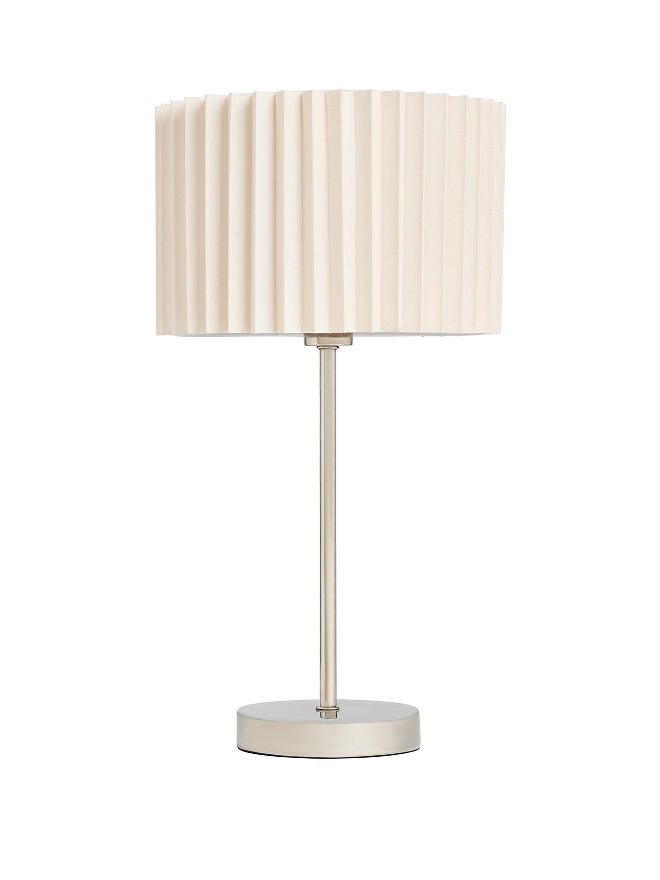 stillFront image of the-very-collection-knife-pleated-table-lamp