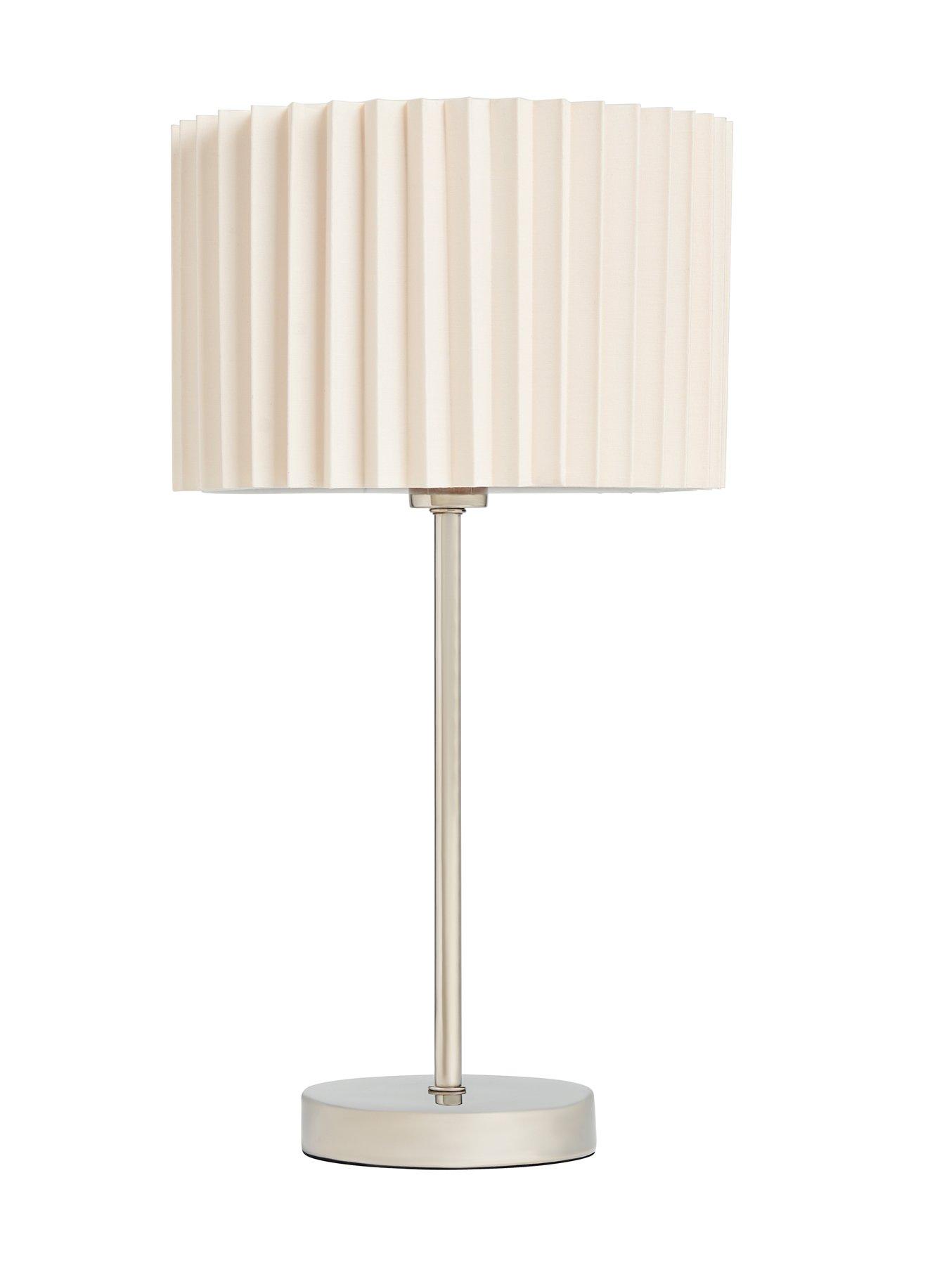  image of the-very-collection-knife-pleated-table-lamp