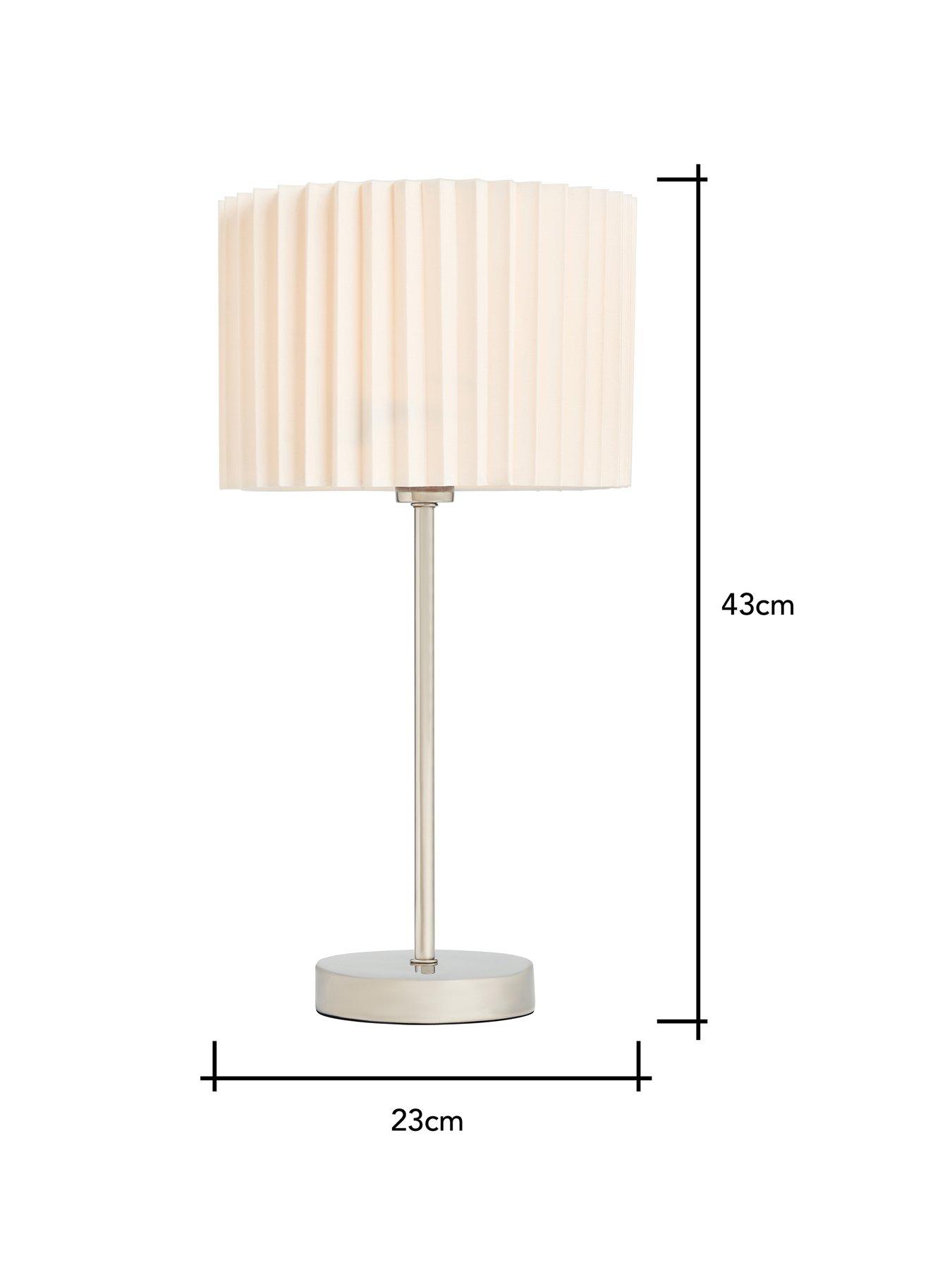  image of the-very-collection-knife-pleated-table-lamp
