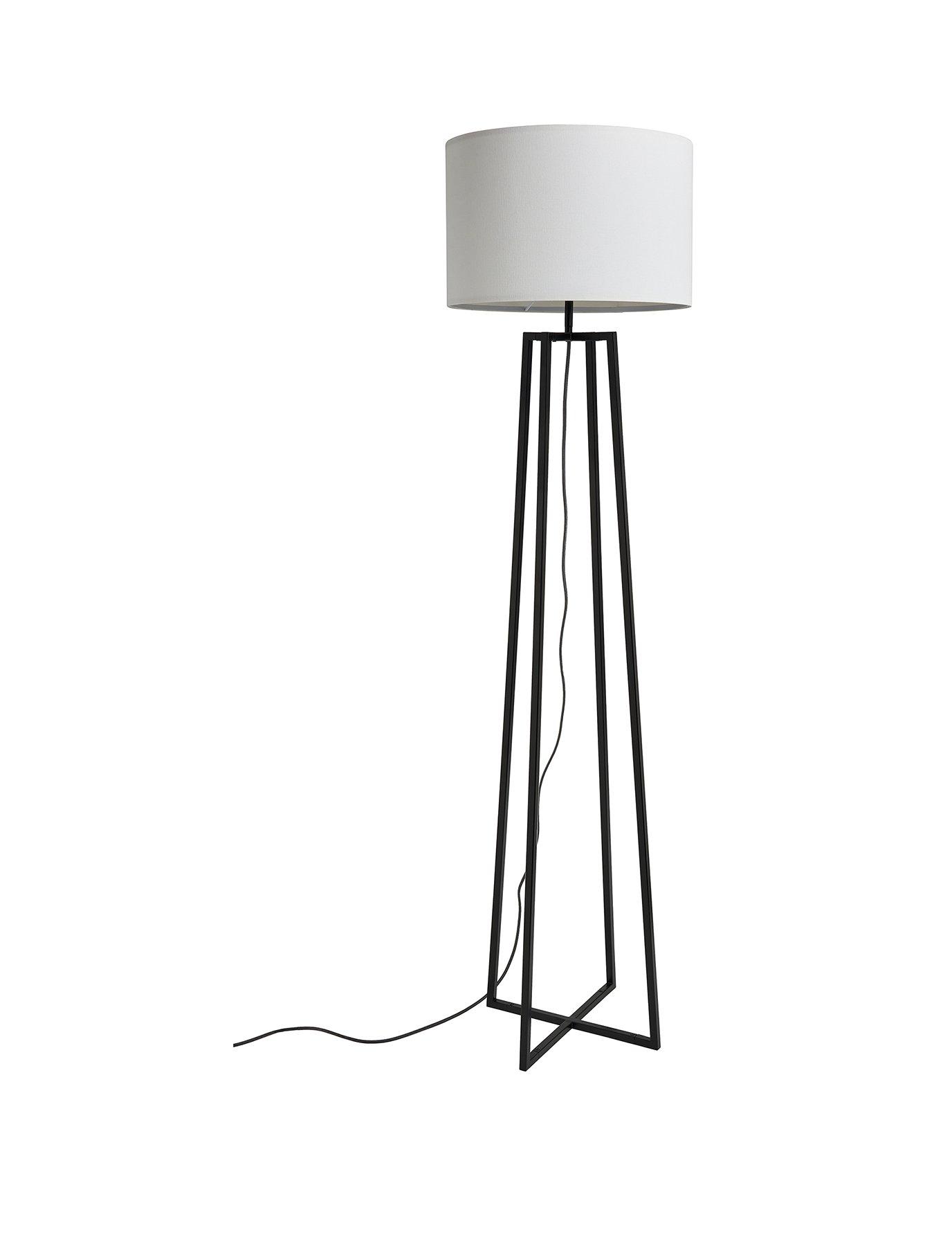  image of very-home-metal-tripod-floor-lamp