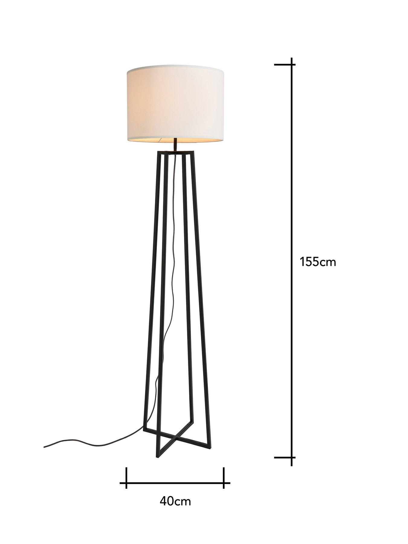  image of very-home-metal-tripod-floor-lamp