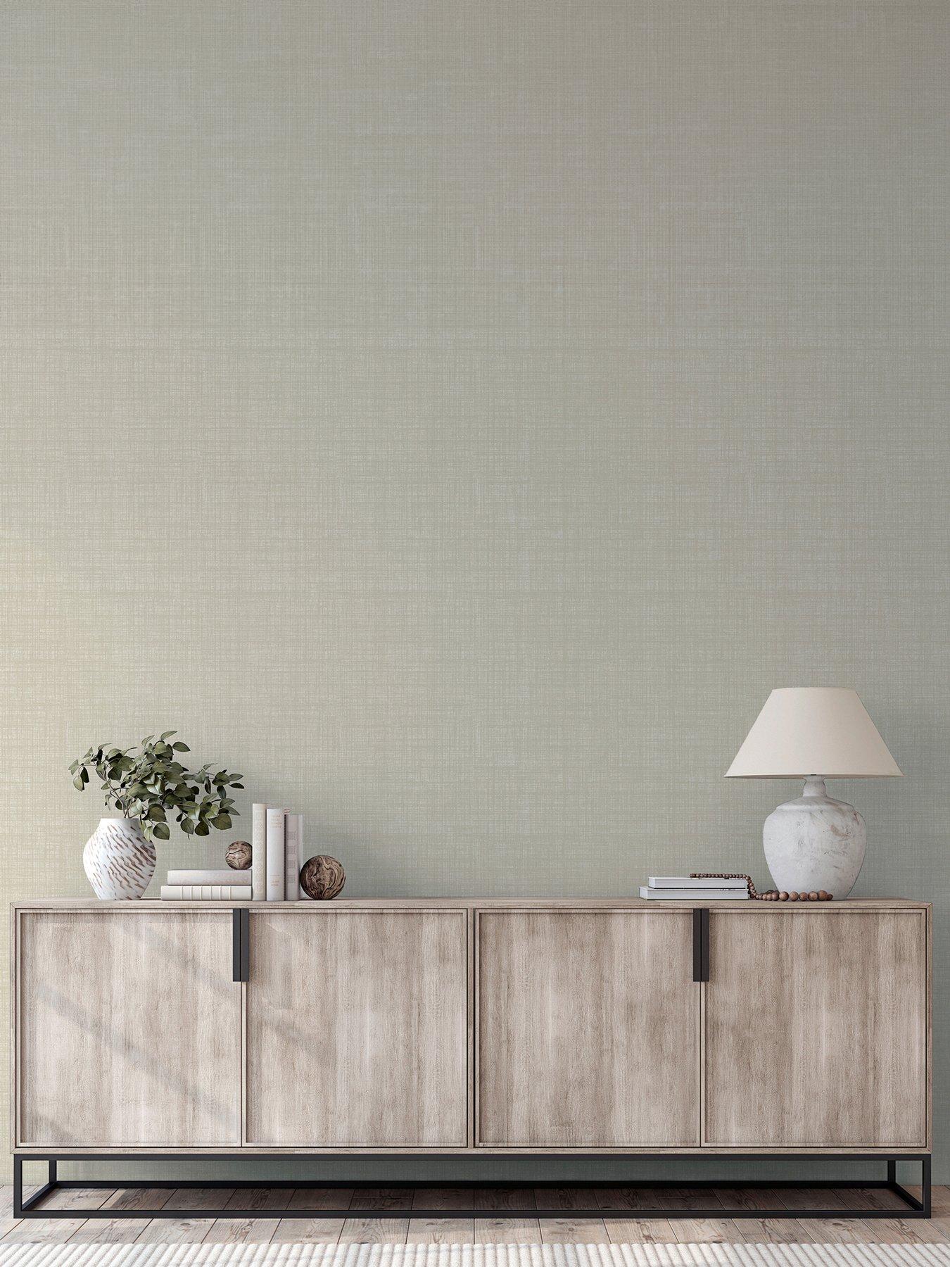 Image 1 of 6 of ARTHOUSE Weave Texture Neutral Wallpaper