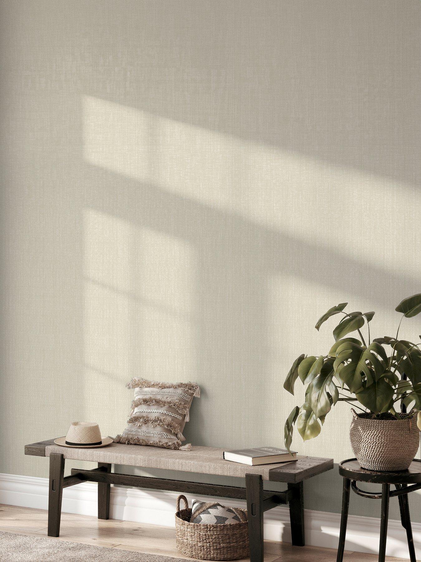 Image 5 of 6 of ARTHOUSE Weave Texture Neutral Wallpaper