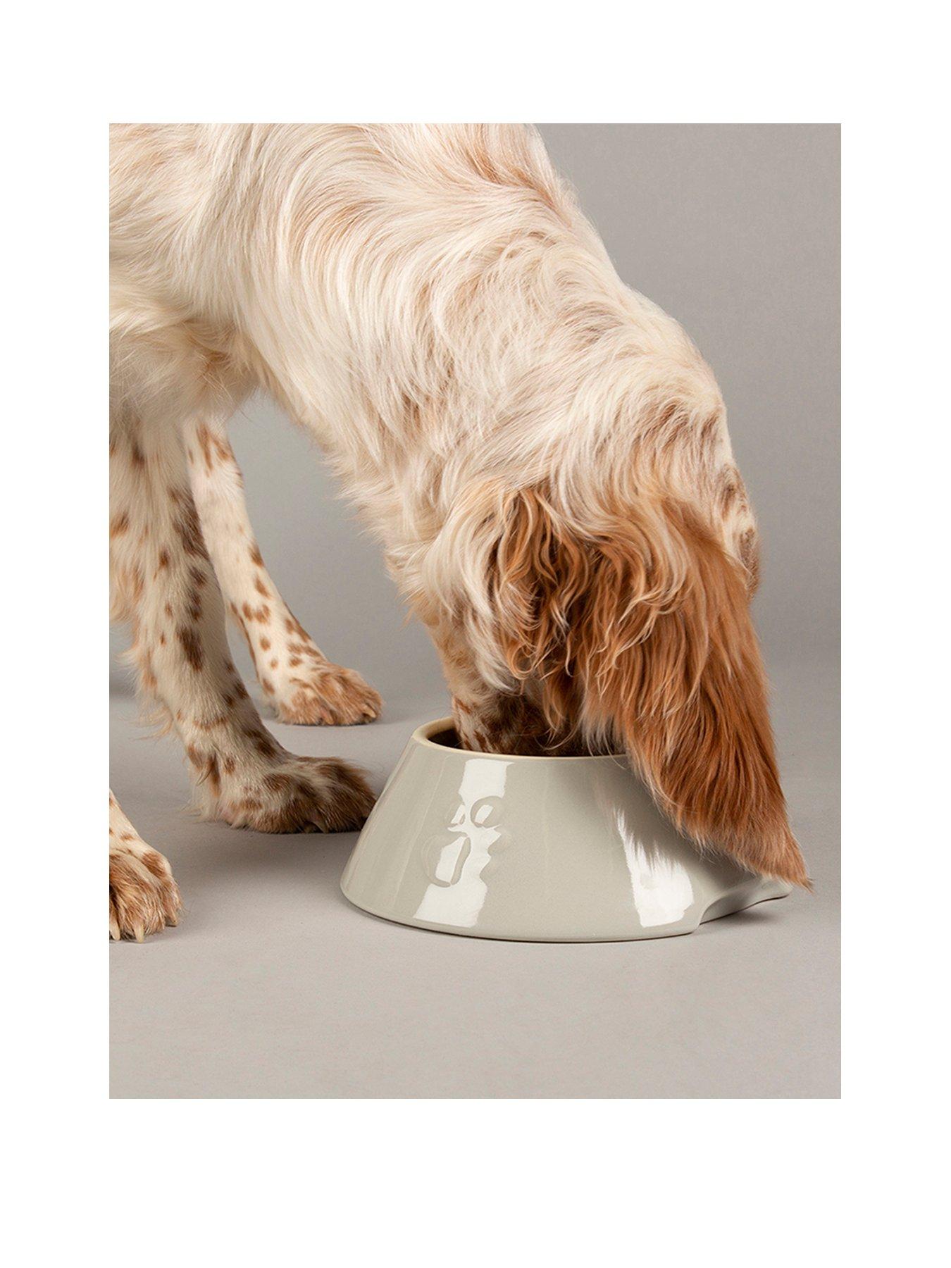  image of scruffs-icon-2-piece-long-eared-bowl-set-light-grey