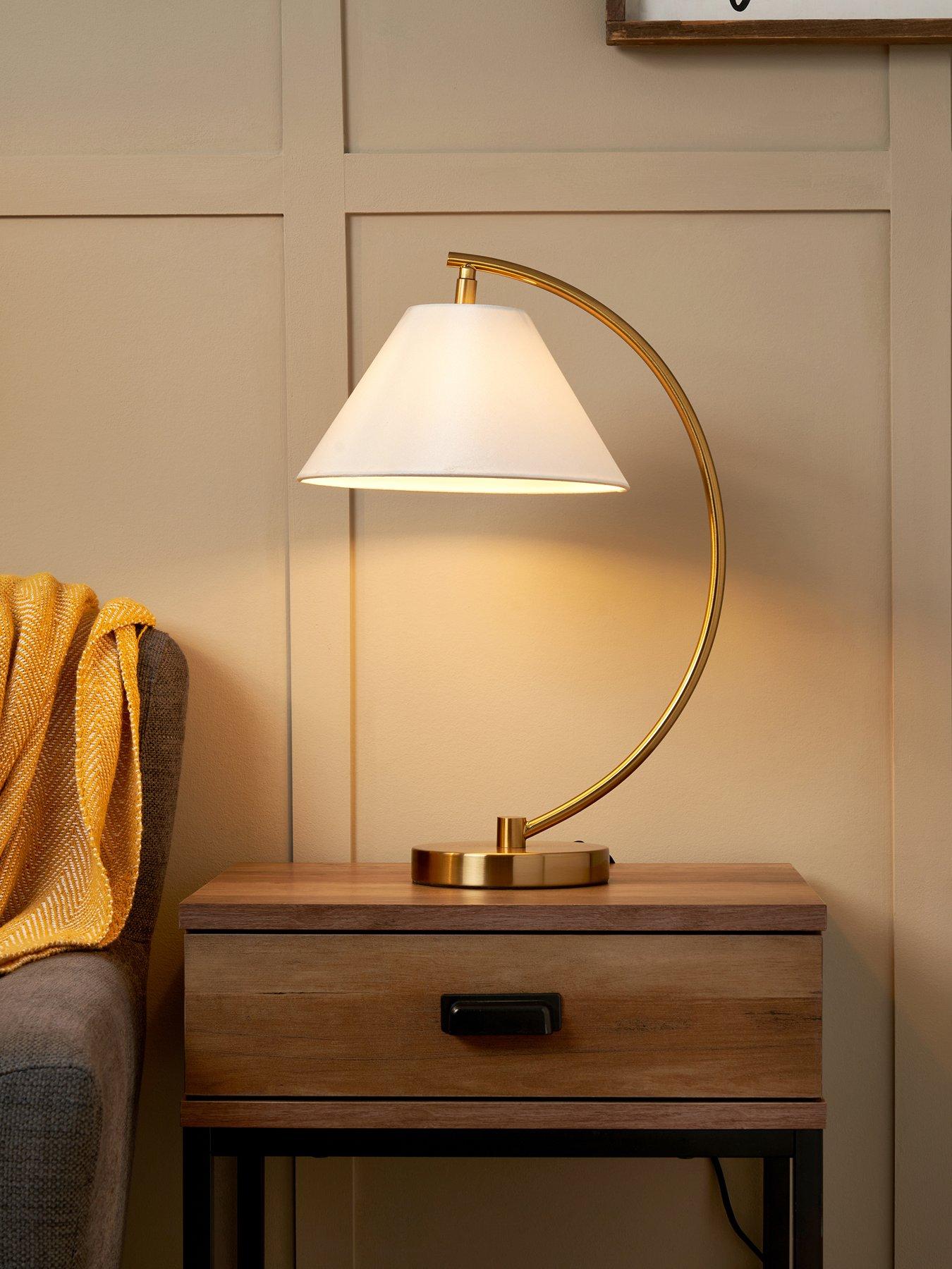 front image of the-very-collection-arc-table-lamp
