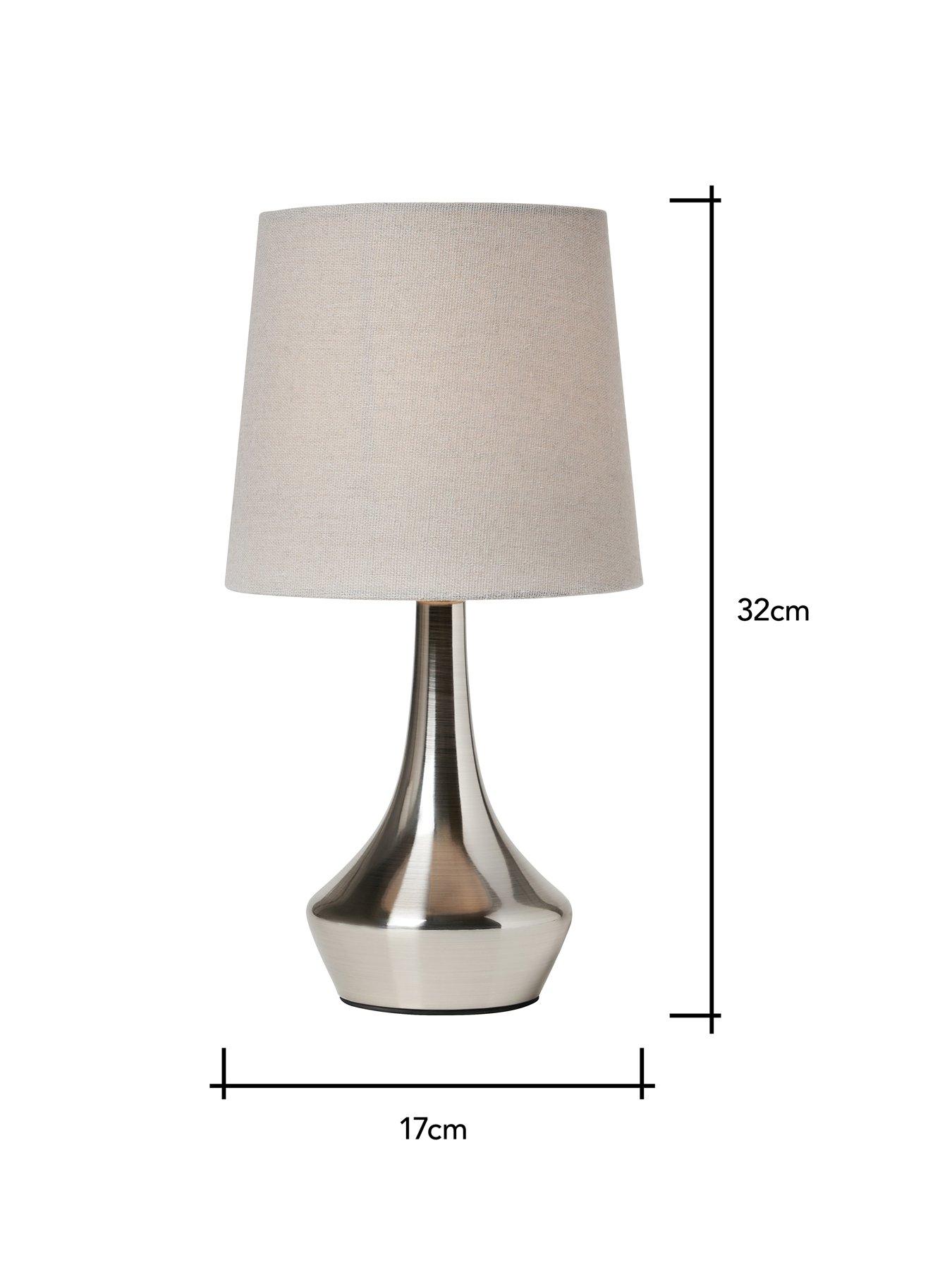  image of the-very-collection-small-metal-bedside-table-lamp
