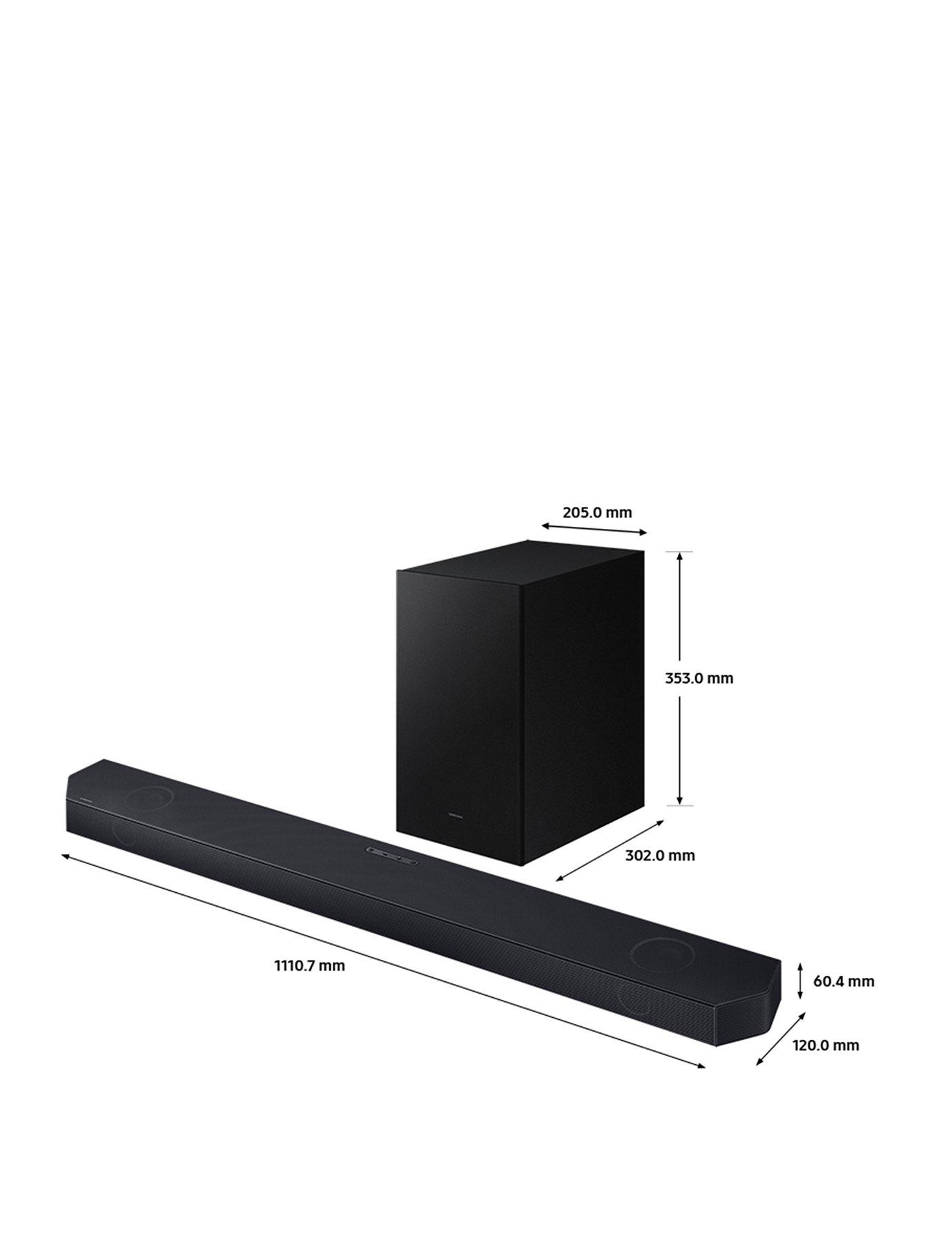 Image 2 of 7 of Samsung S700D 3.1-channel Ultra-Slim Soundbar, Dolby Atmos, DTS Virtual:X, Q-Symphony with Wireless Subwoofer