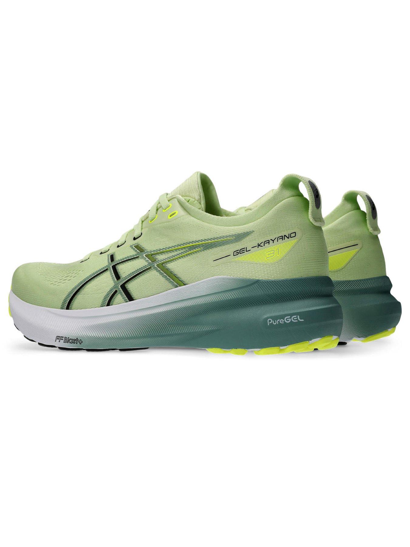  image of asics-mens-running-stability-gel-kayanotrade-31-trainers-green