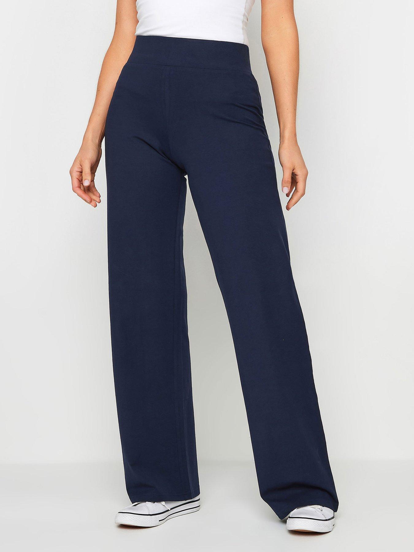  image of long-tall-sally-yoga-pants-blue