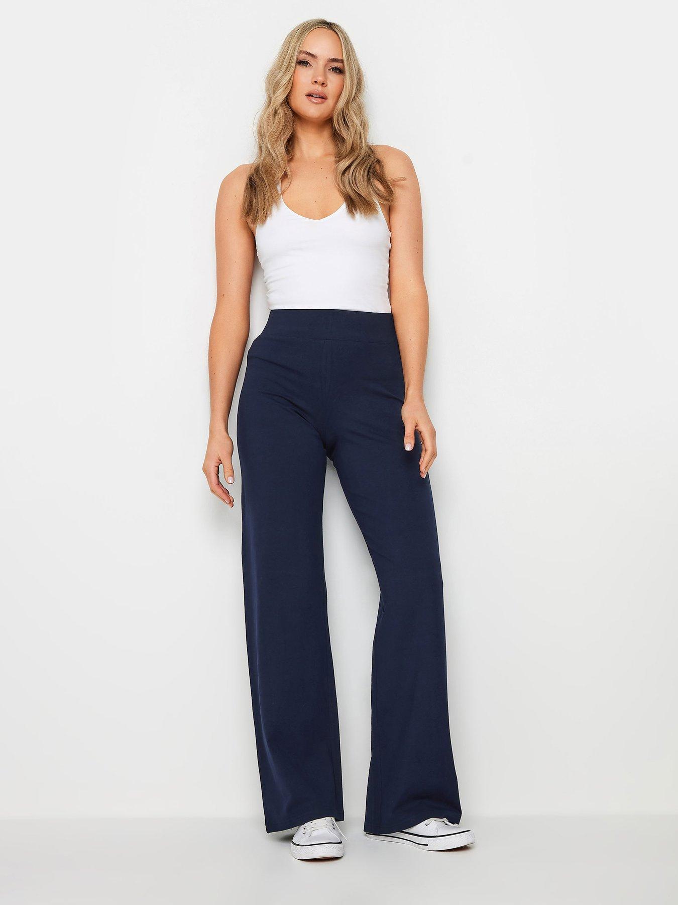  image of long-tall-sally-yoga-pants-blue