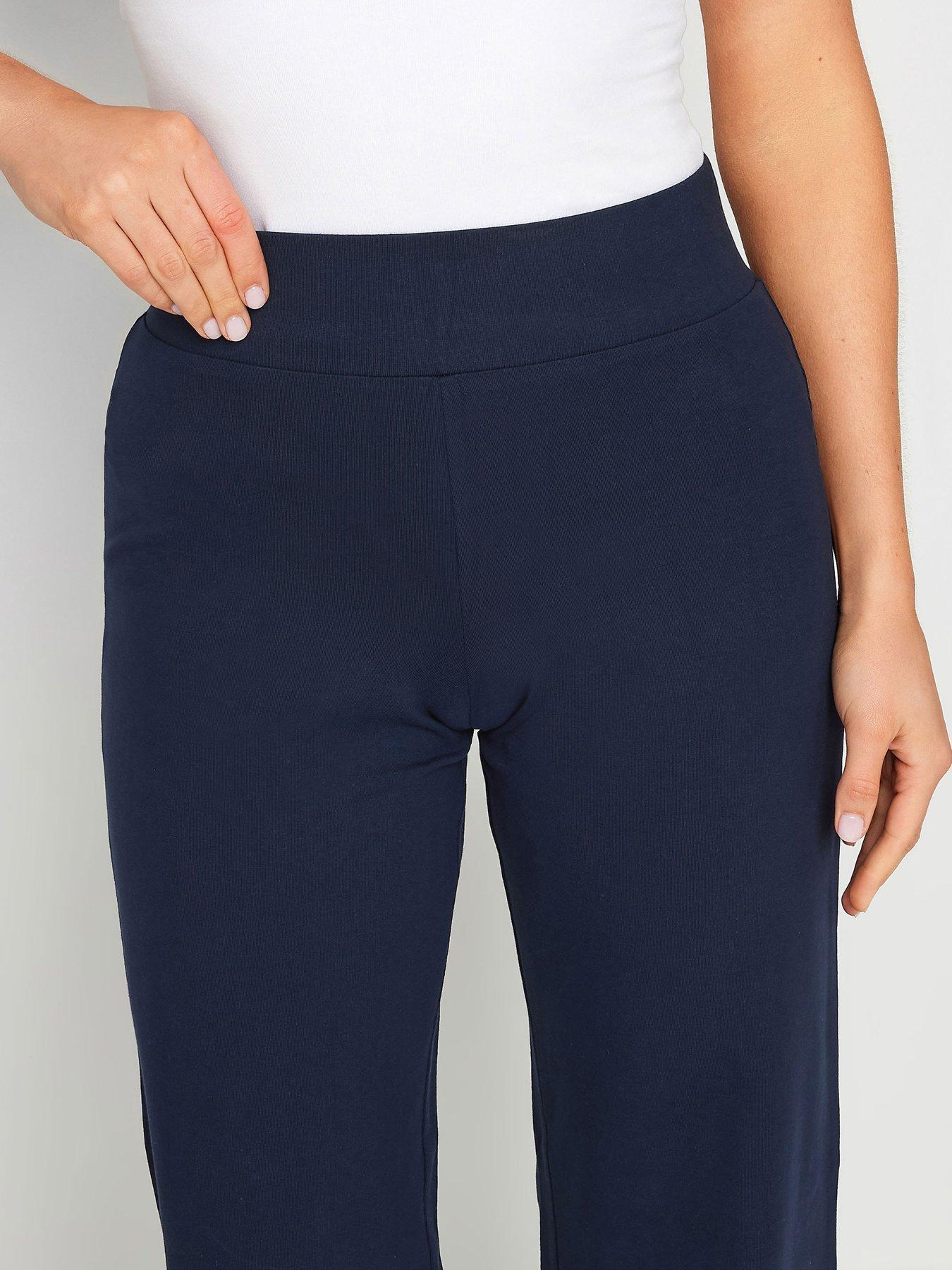  image of long-tall-sally-yoga-pants-blue
