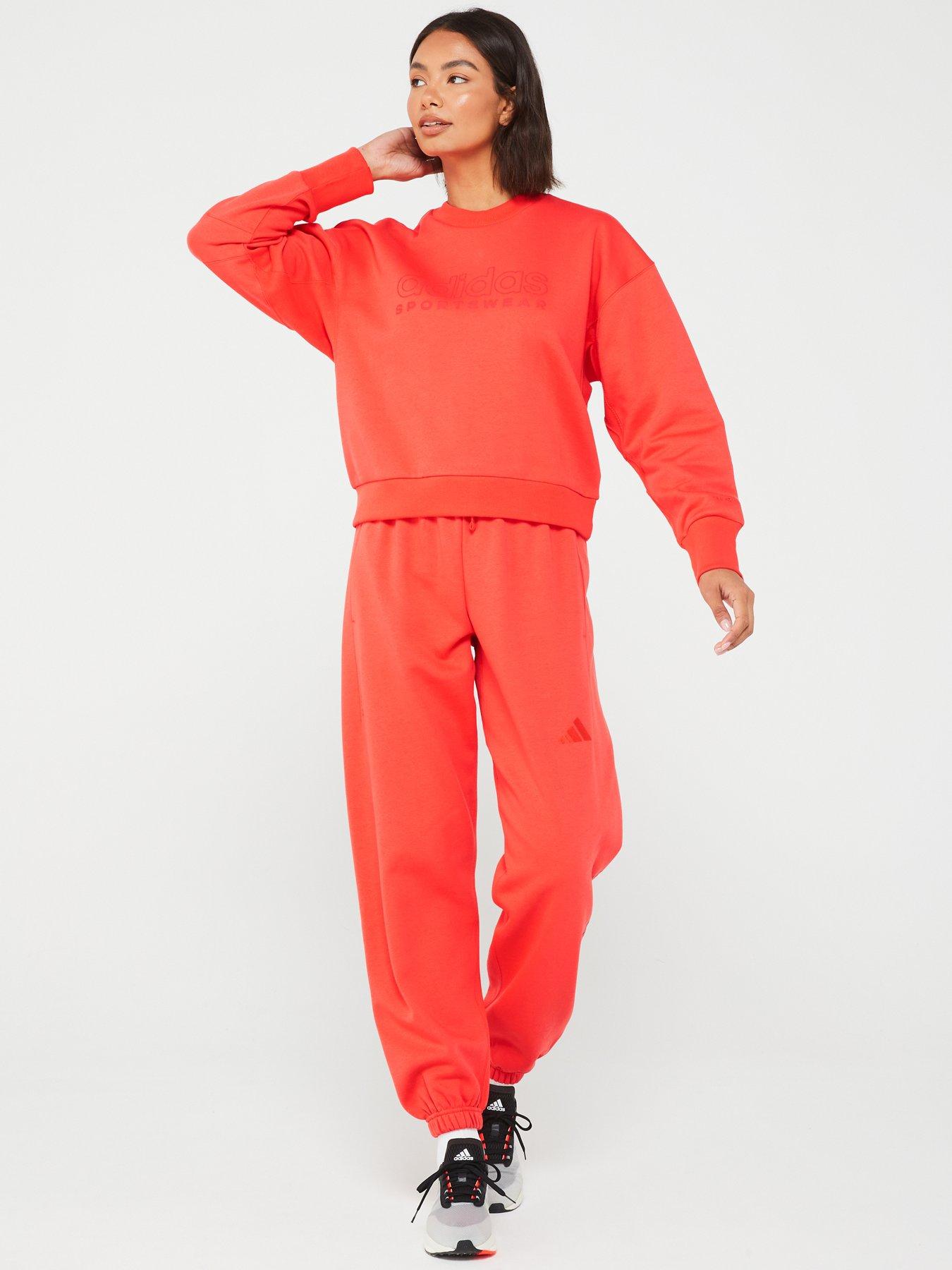  image of adidas-sportswear-womens-all-season-jogger-bright-red