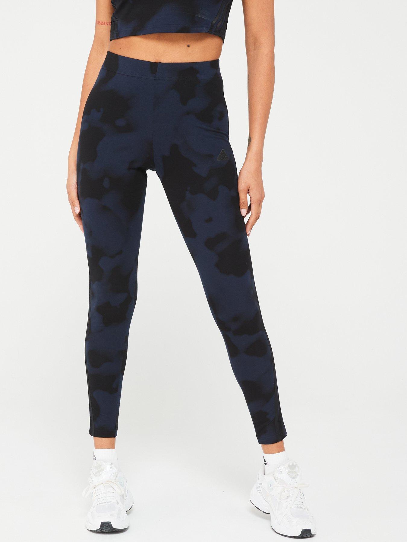undefined Womens Future Icons 3 Stripe Leggings - Black