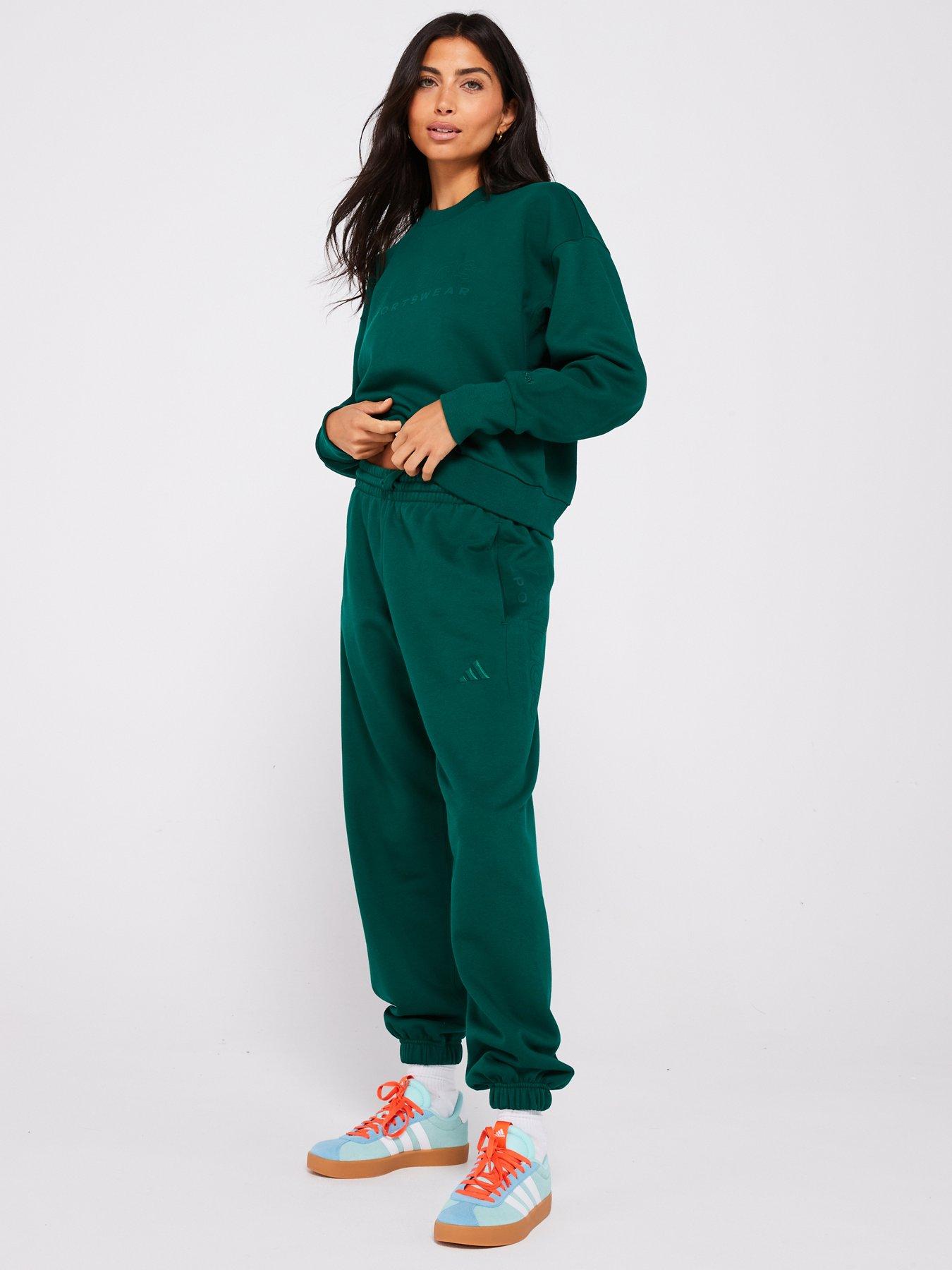 Green Ladies Adidas Velour Tracksuit Green Velvet Adidas Tracksuit
