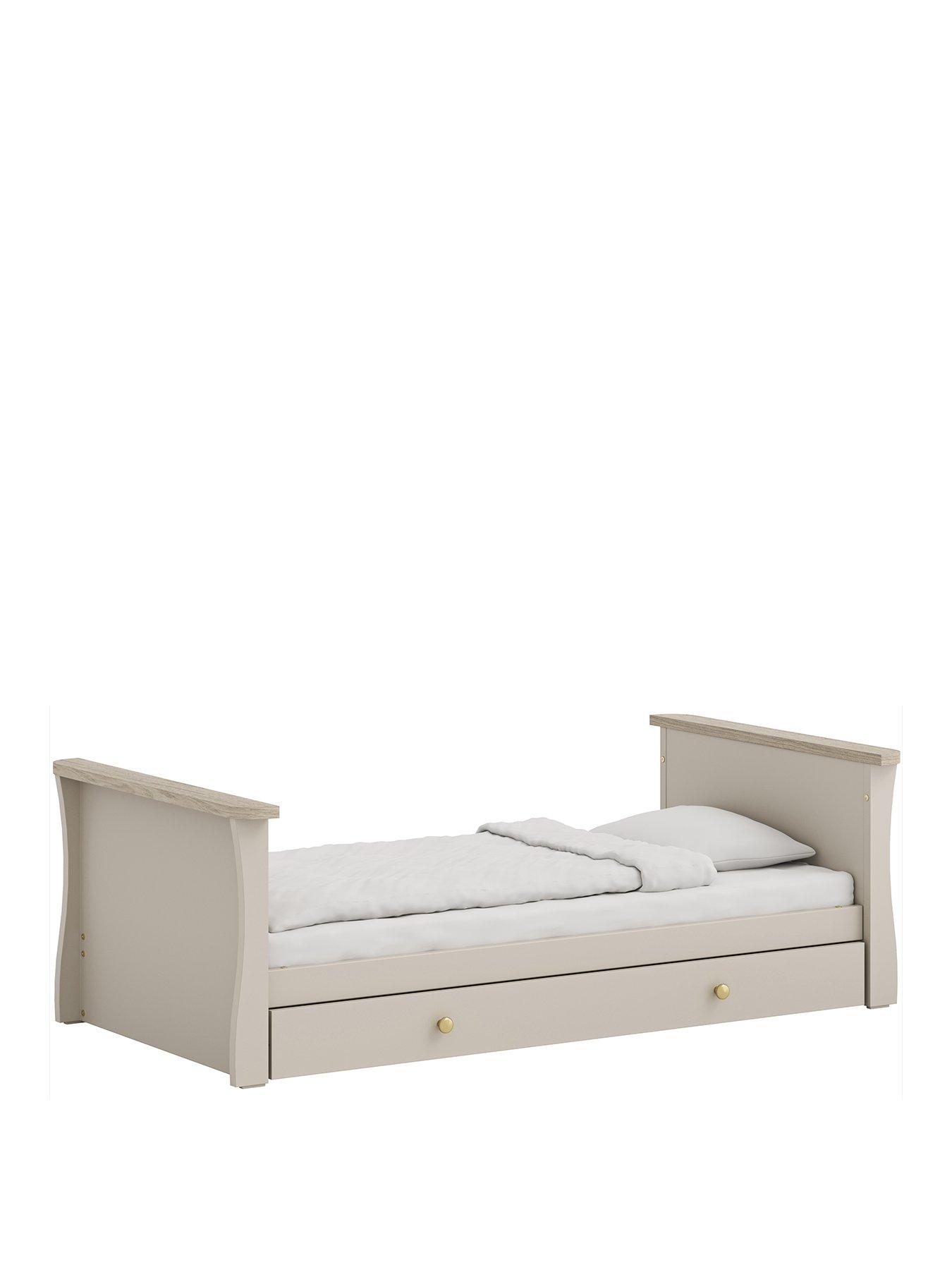 Image 3 of 5 of Little Acorns Celeste Cot Bed&nbsp;- Cashmere / Grey Ash