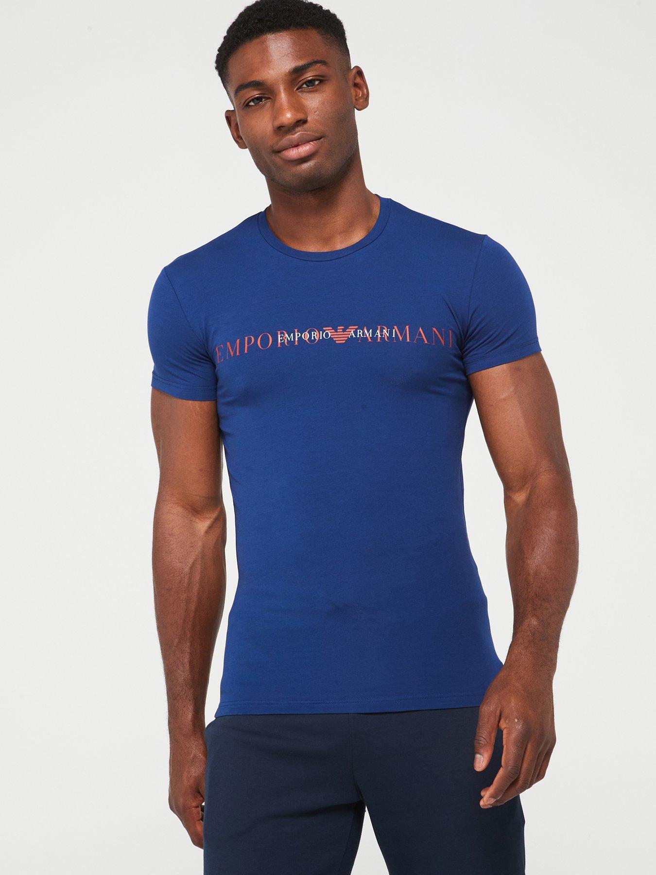 undefined Chest Logo T-Shirt - Dark Blue