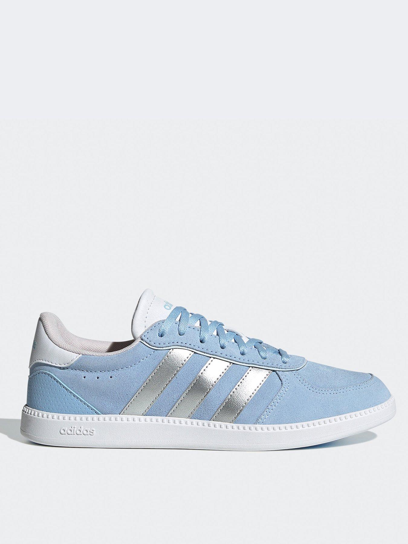 Women s Breaknet Sleek Suede Trainer Light Blue