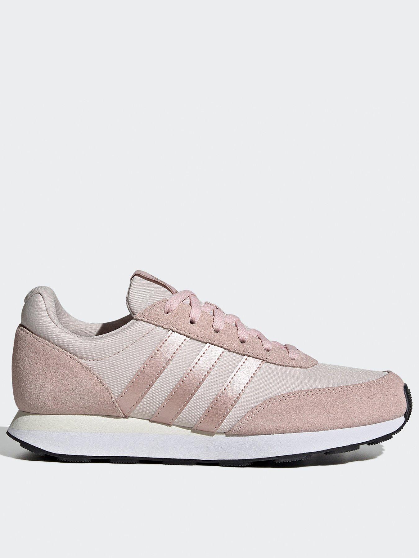 adidas Sportswear Women s Run 60s 3.0 Trainers White Pink littlewoods