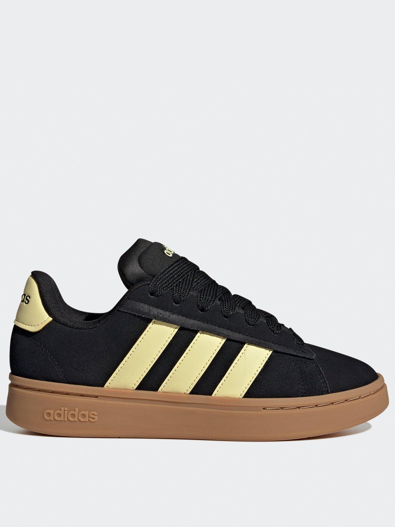 Adidas black and gold womens trainers deals