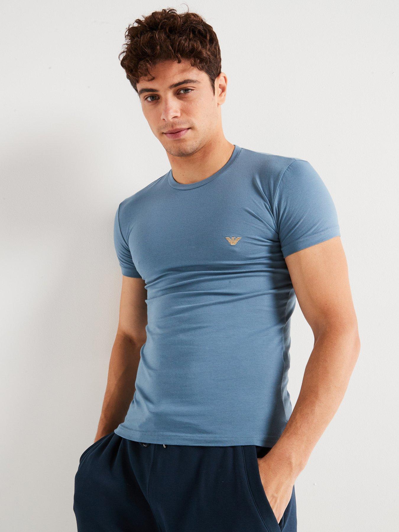 emporio-armani-bodywear-left-chest-eagle-logo-t-shirt-blue