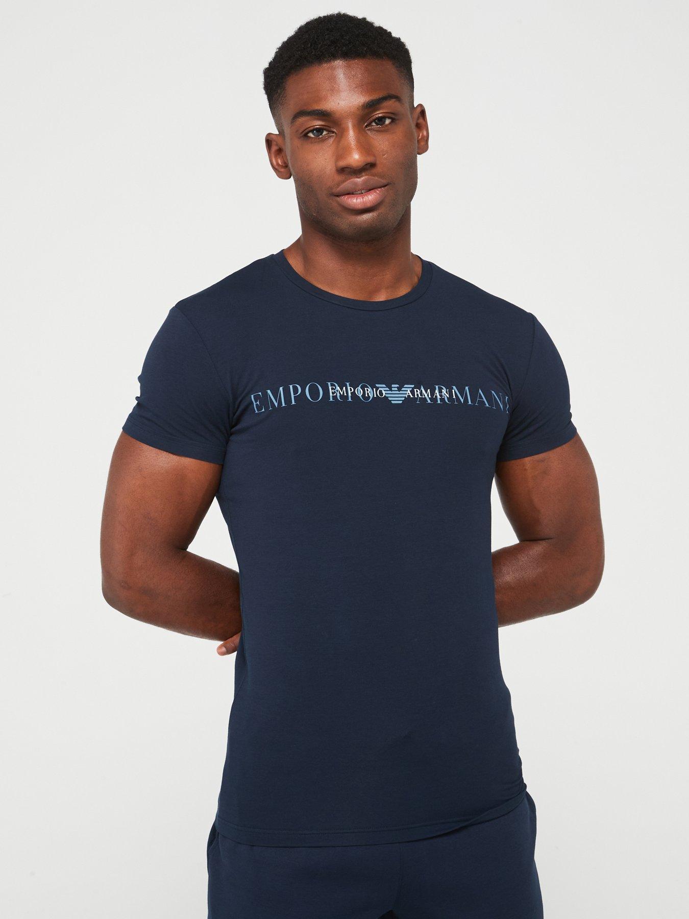 undefined Chest Logo T-Shirt - Navy