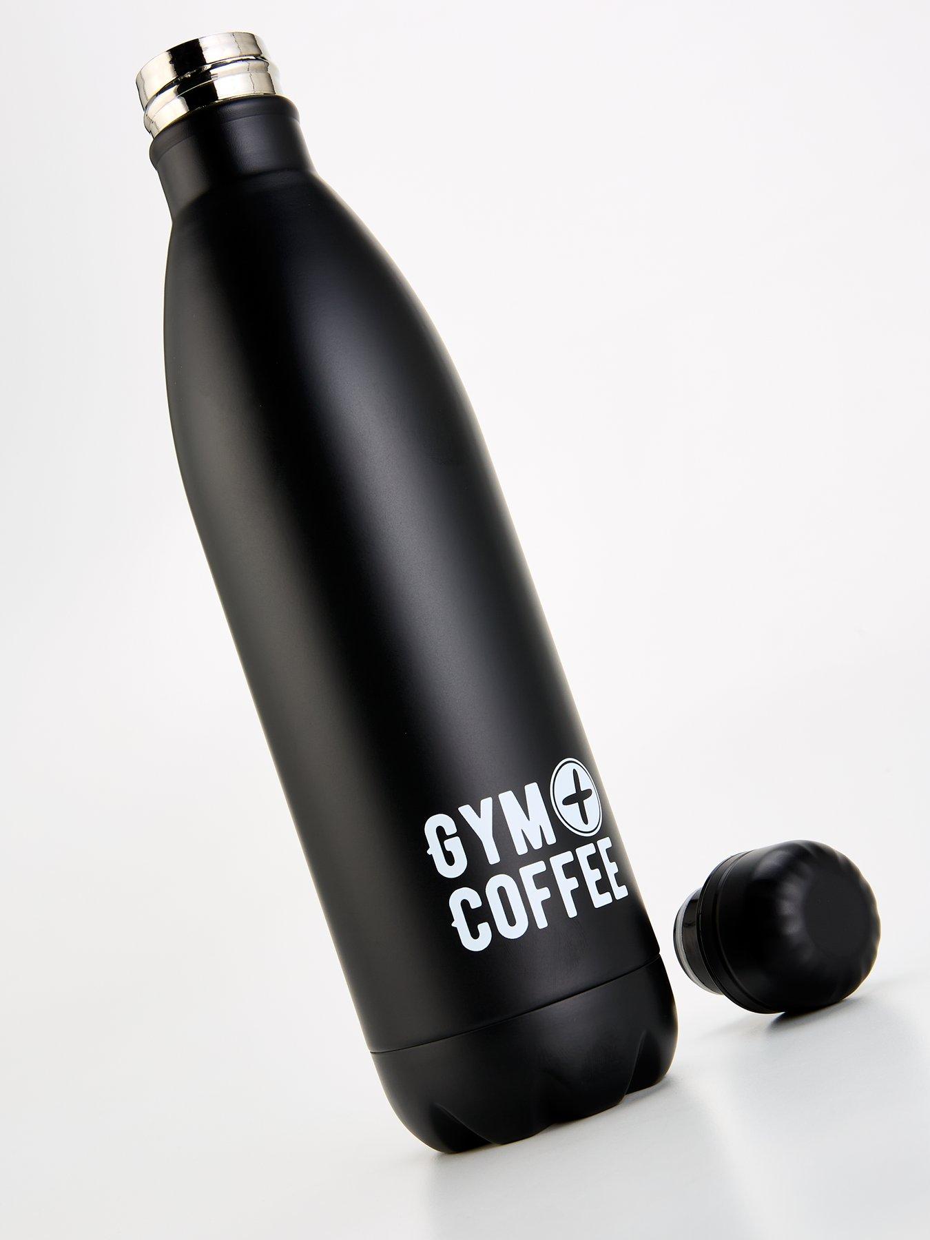  image of gym-coffee-unisex-water-bottle-750ml-black