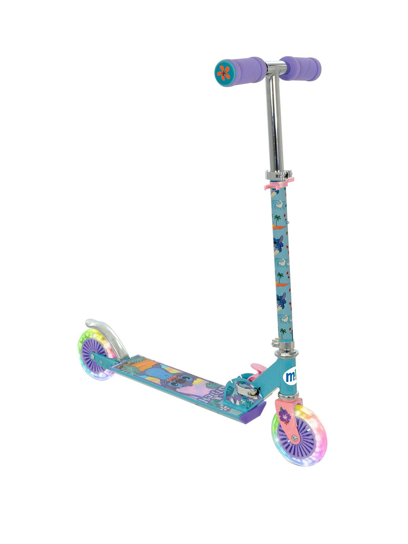 undefined Stitch Folding Inline Scooter with LED Wheels