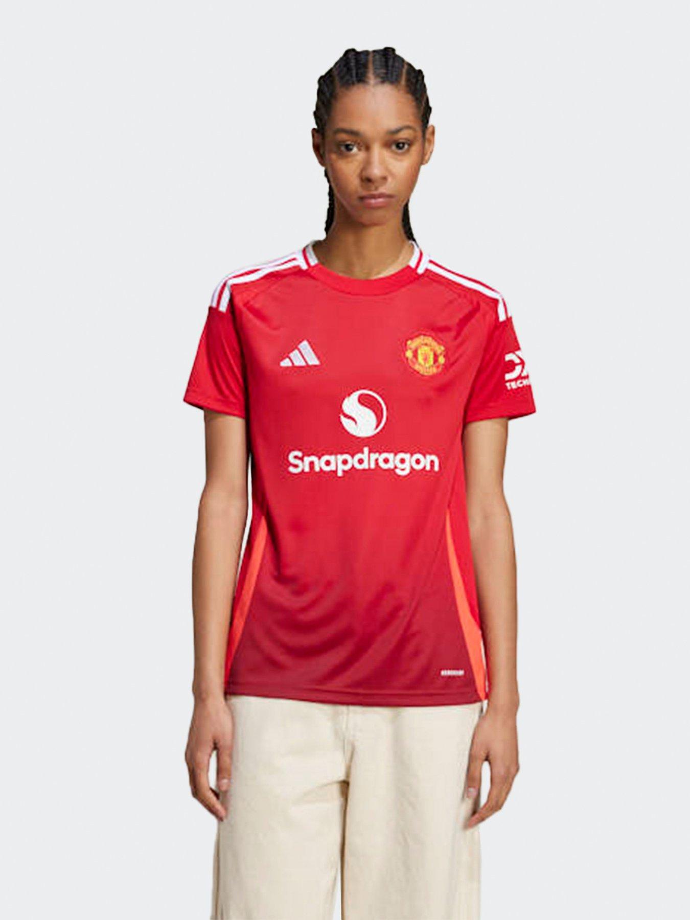 adidas Manchester United Women's 24/25 Home Stadium Replica Shirt - Red