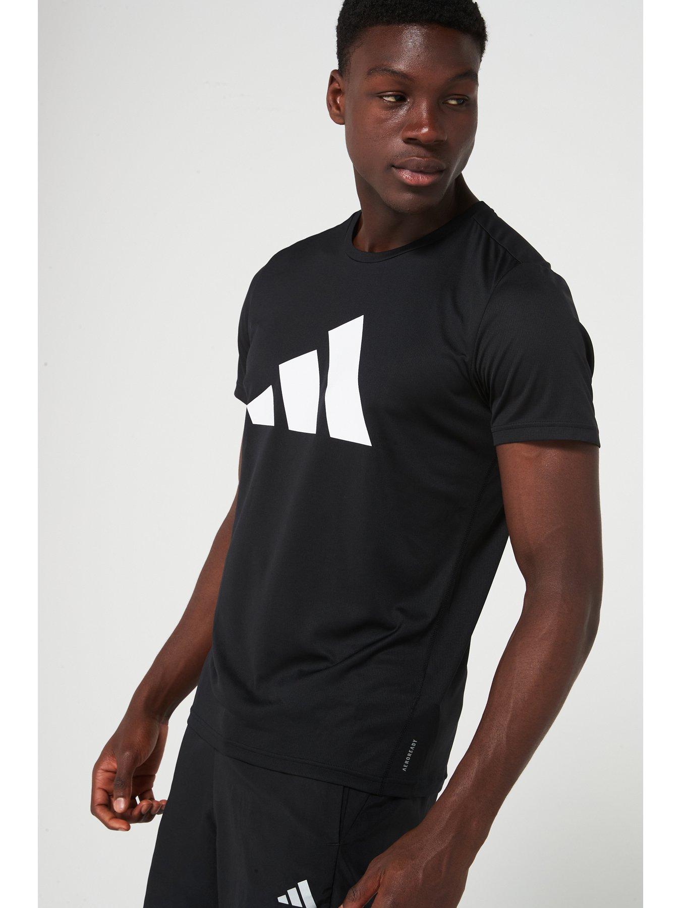 adidas Mens Running Run It T-Shirt - Black