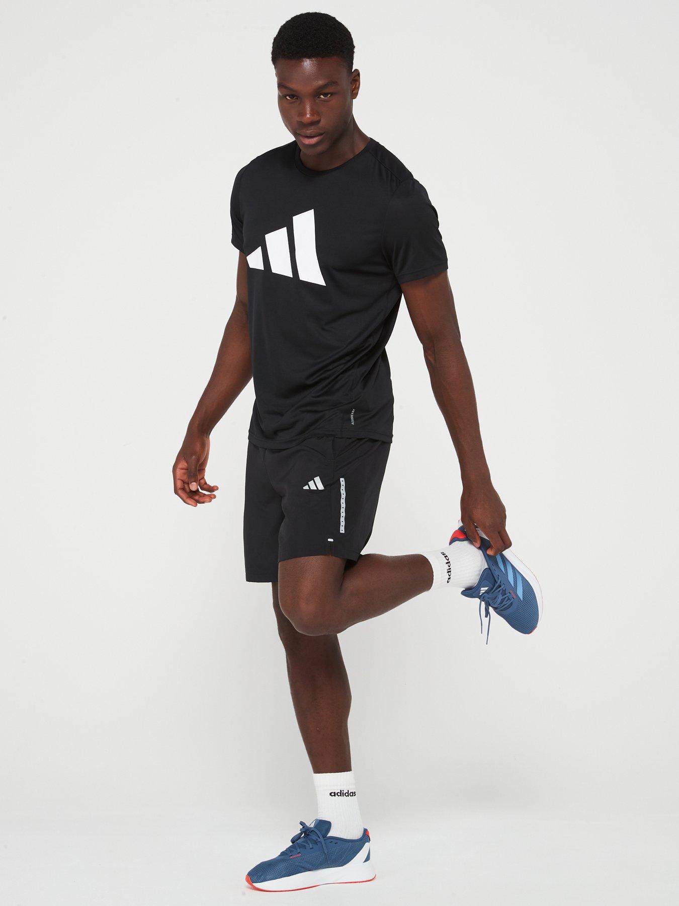 Image 3 of 6 of adidas Mens Running Run It T-Shirt - Black