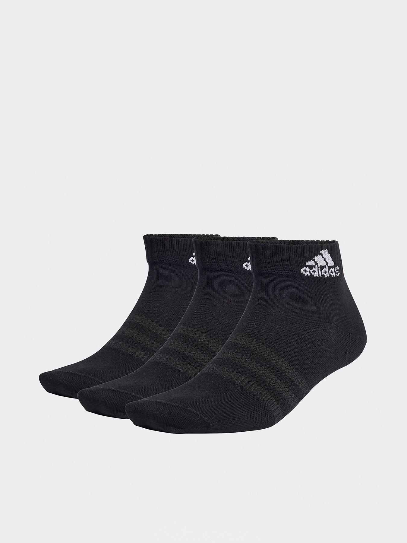 Image 1 of 2 of adidas Sportswear Unisex Sportswear Ankle Socks - 6 Pack - Black/white