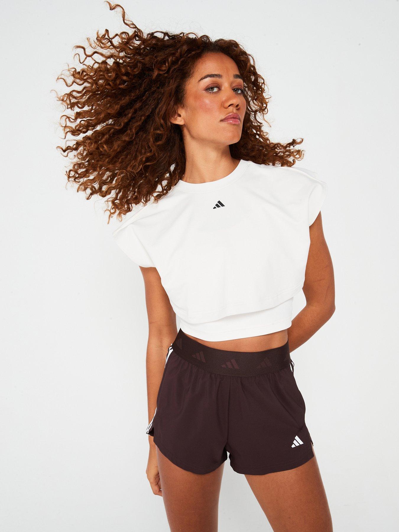 undefined Womens Training Power Boxy Tank - White