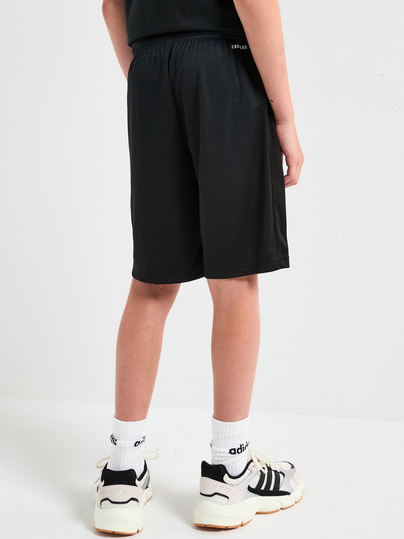 Image 2 of 6 of adidas Junior Boys Train Essentials Shorts - Black/White