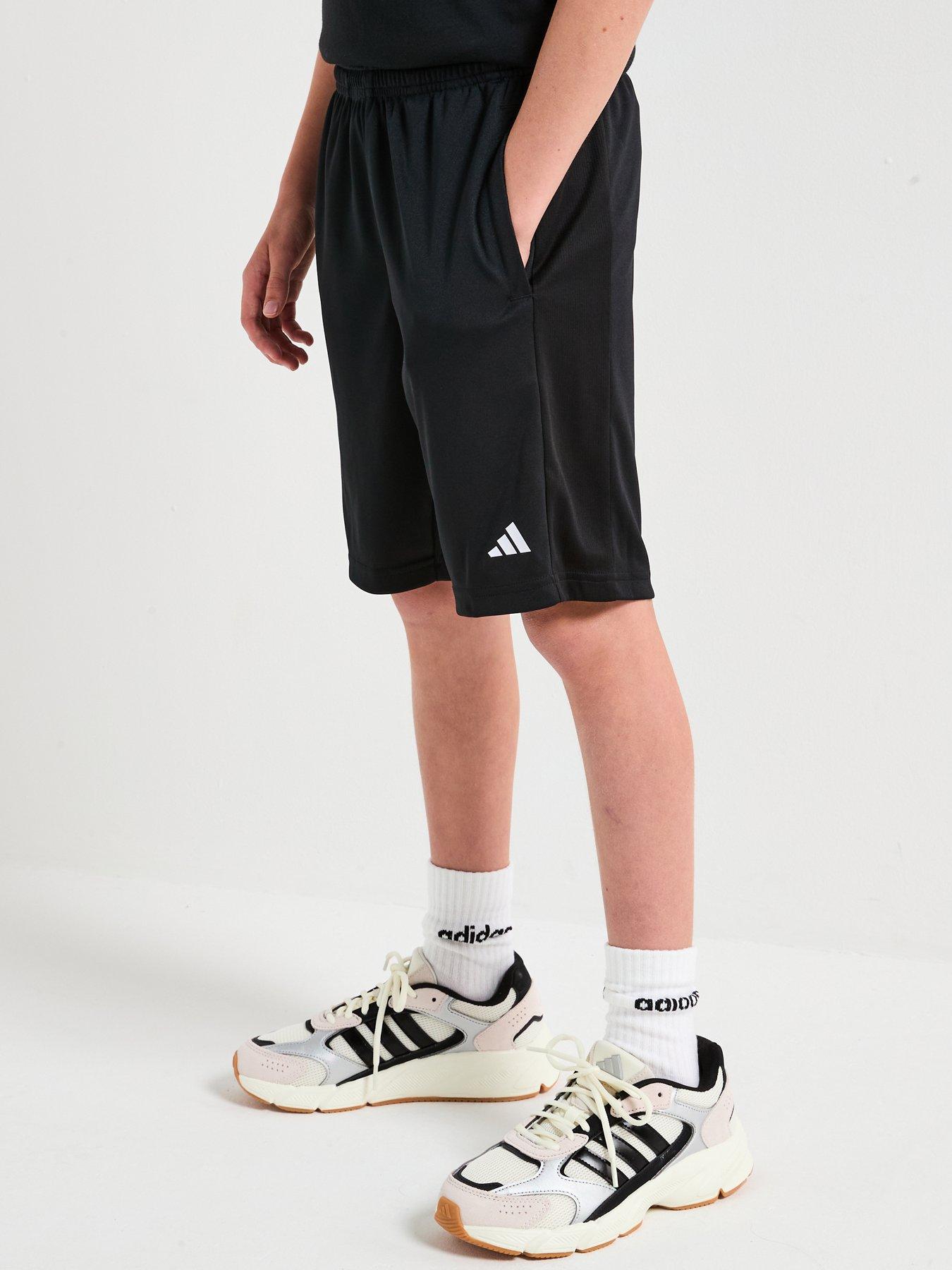 Image 6 of 6 of adidas Junior Boys Train Essentials Shorts - Black/White