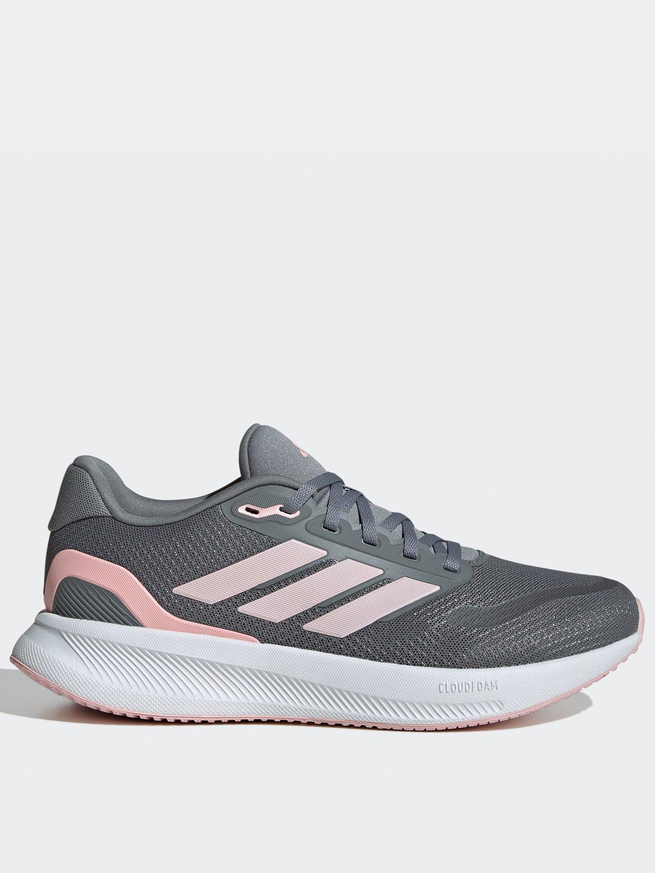 adidas Women's Running Runfalcon Trainers Grey/Sandy Pink