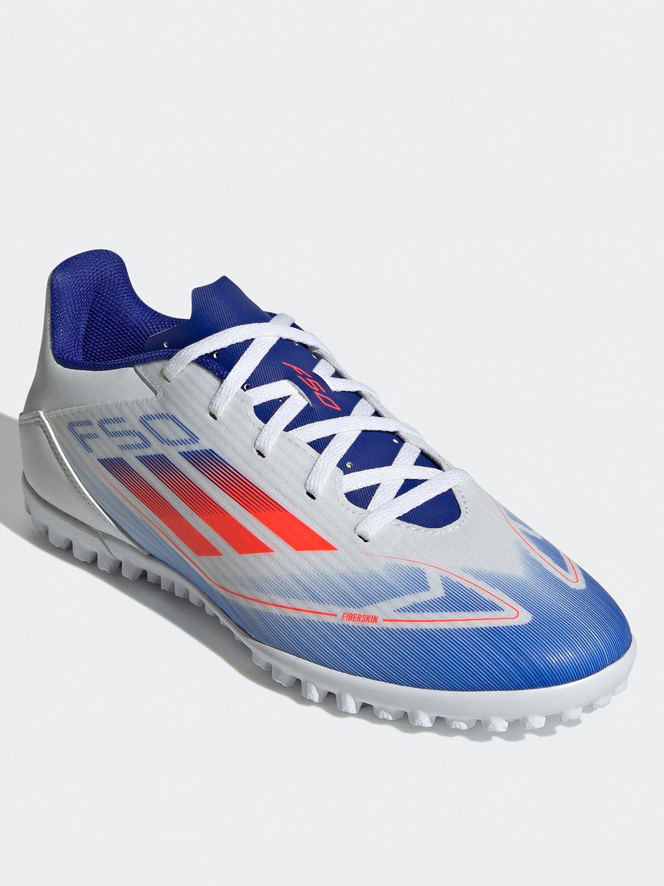 adidas Mens F50 Club Astro Turf Football Boot -white Littlewoods