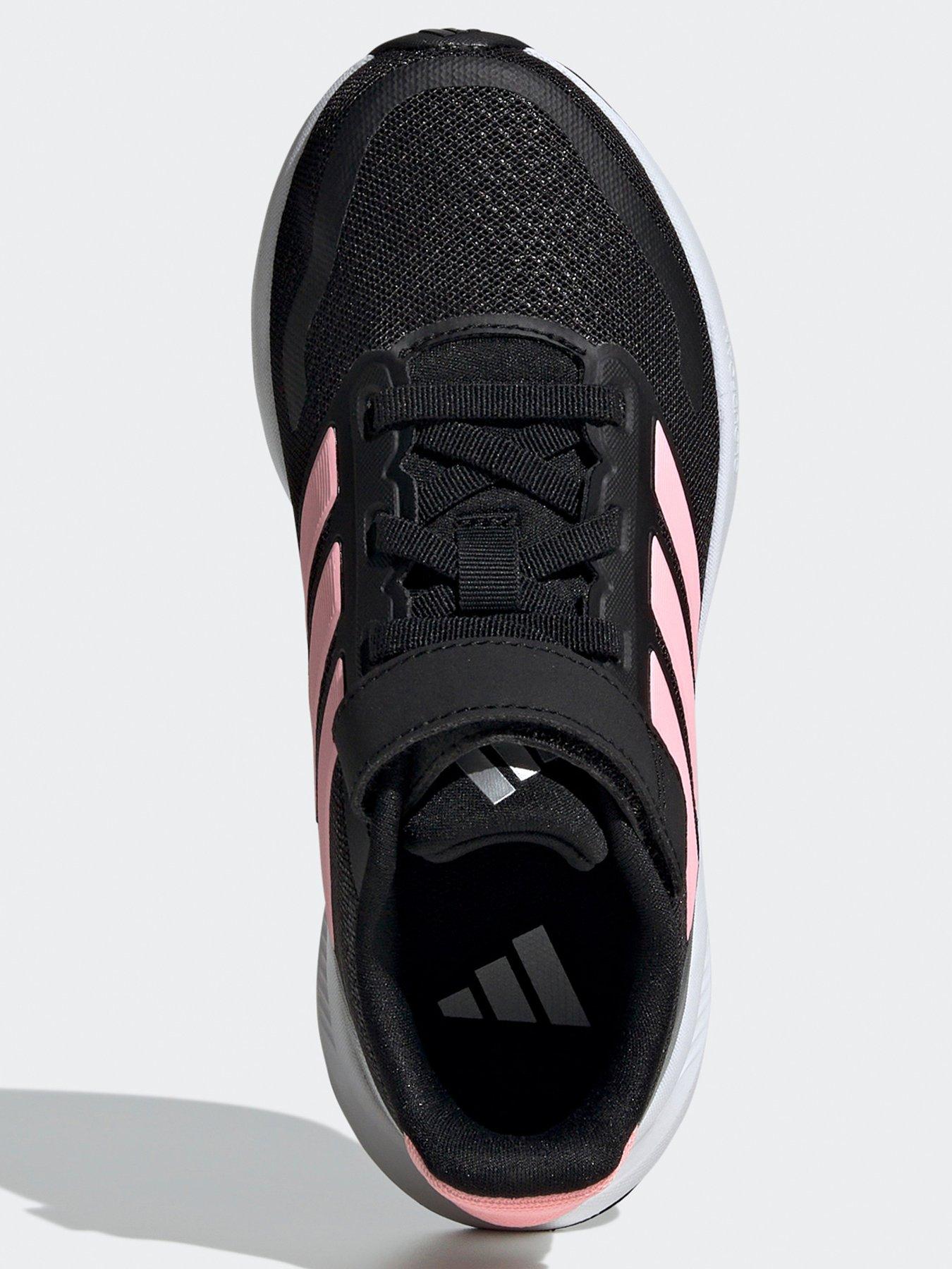 adidas Girls Kids Running Runfalcon Trainers Black Littlewoods