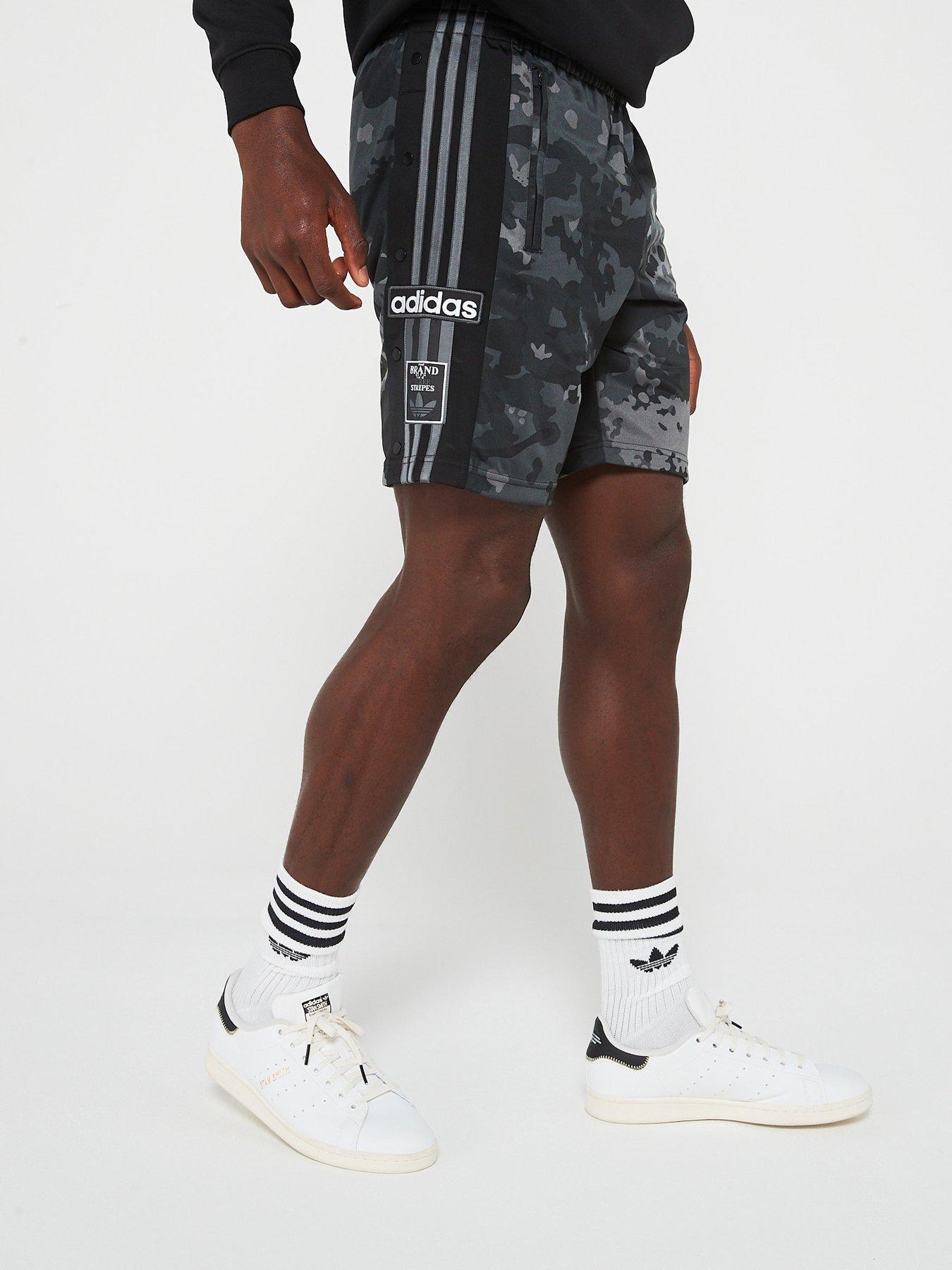 Adidas Originals Adidas Black Camo Shorts Adidas Originals Mens