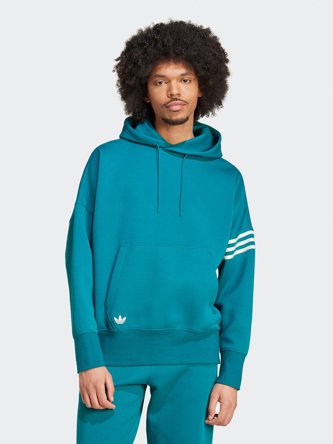 adidas Originals Mens Neu Classics Hoodie Green littlewoods