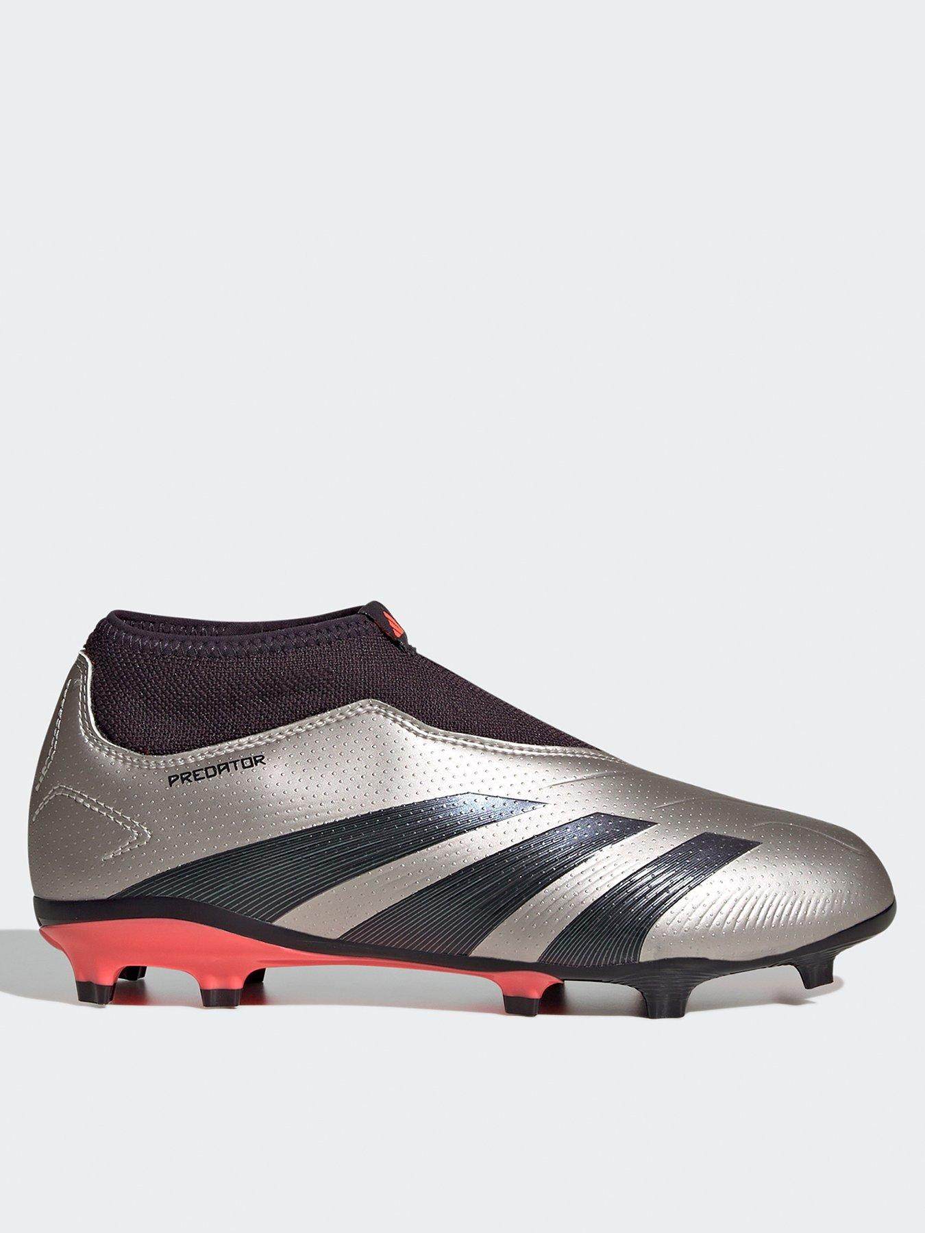 front image of adidas-junior-predator-league-laceless-firm-ground-football-boot-gold