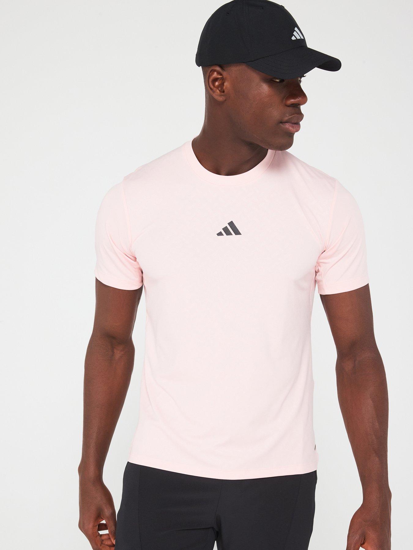 undefined Mens Training Power T-Shirt - Pink