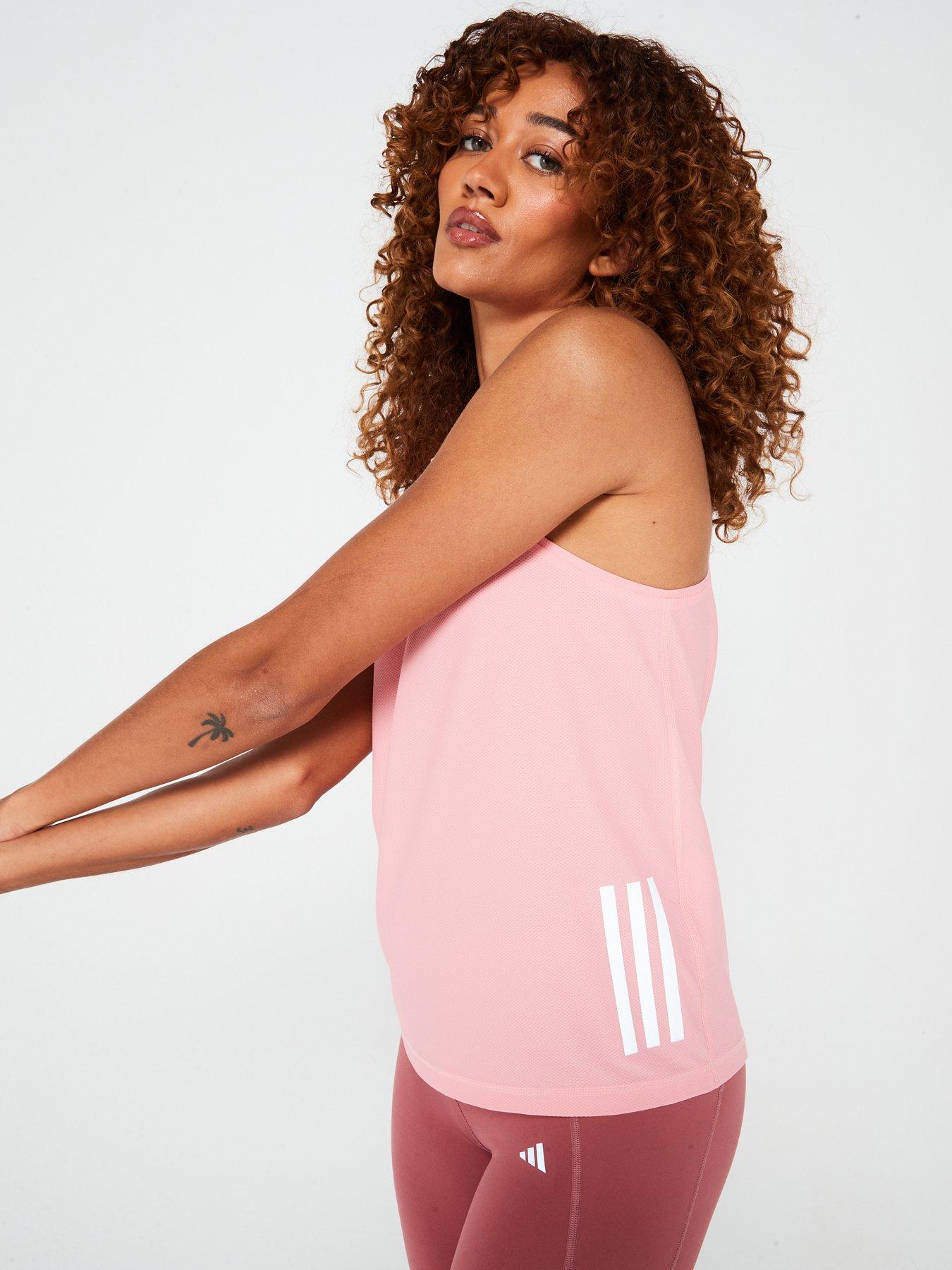  image of adidas-womens-running-own-the-run-tank-pink