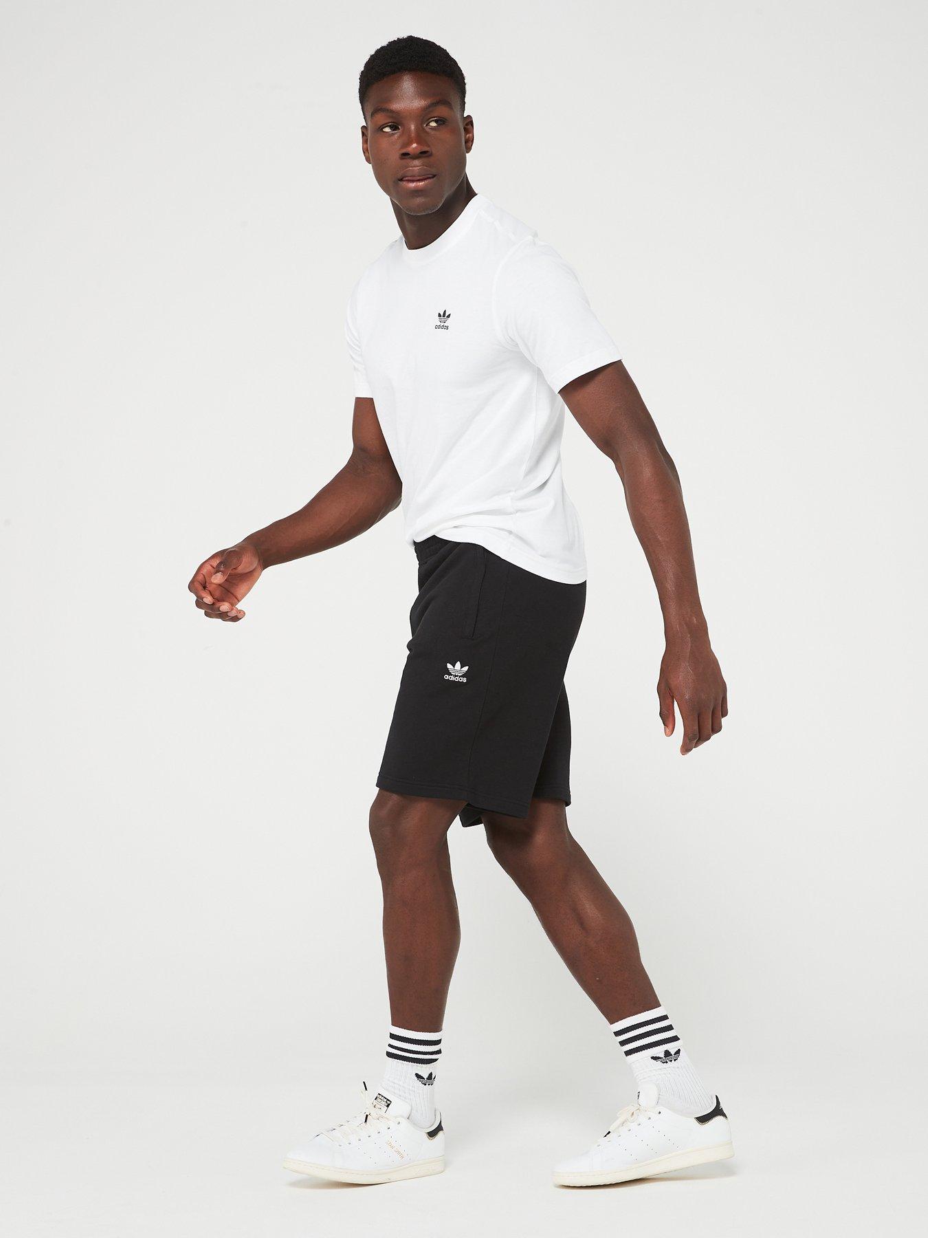  image of adidas-originals-mens-essentials-short-black