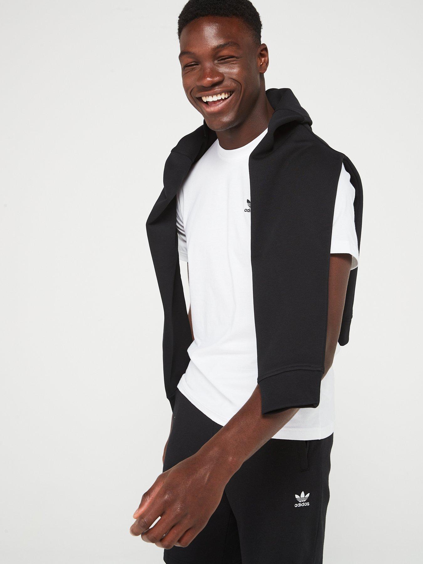  image of adidas-originals-mens-essentials-short-black