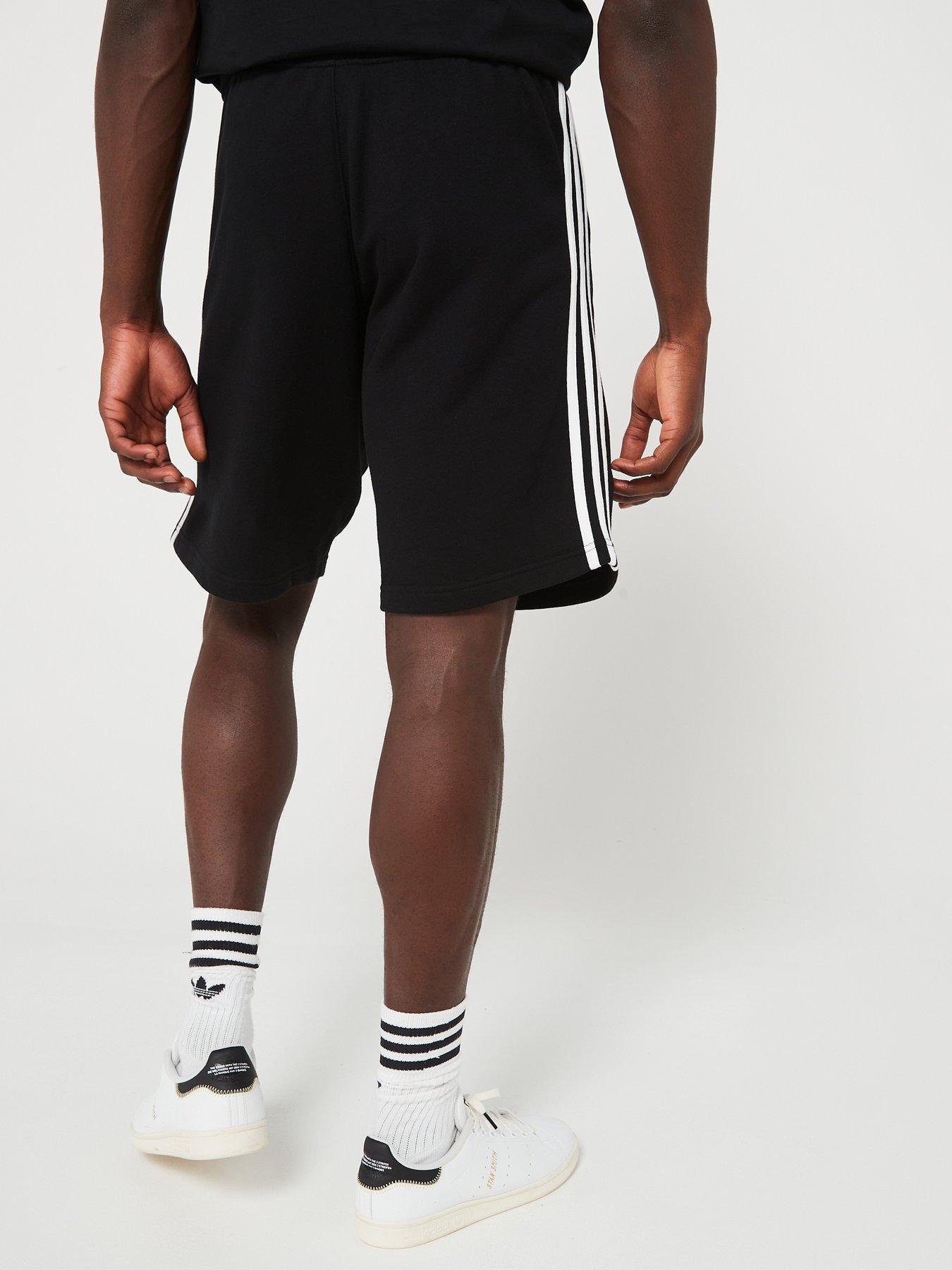  image of adidas-originals-mens-3-stripes-short-black
