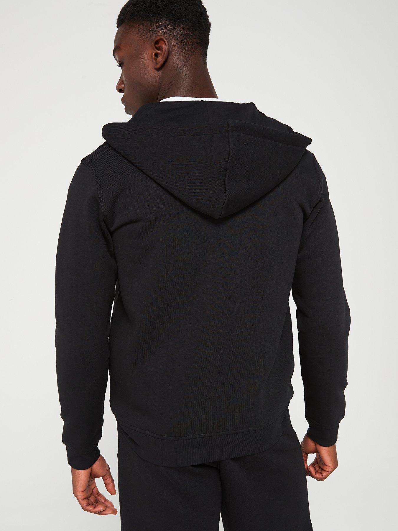  image of adidas-originals-mens-essentials-full-zip-hoodie-black