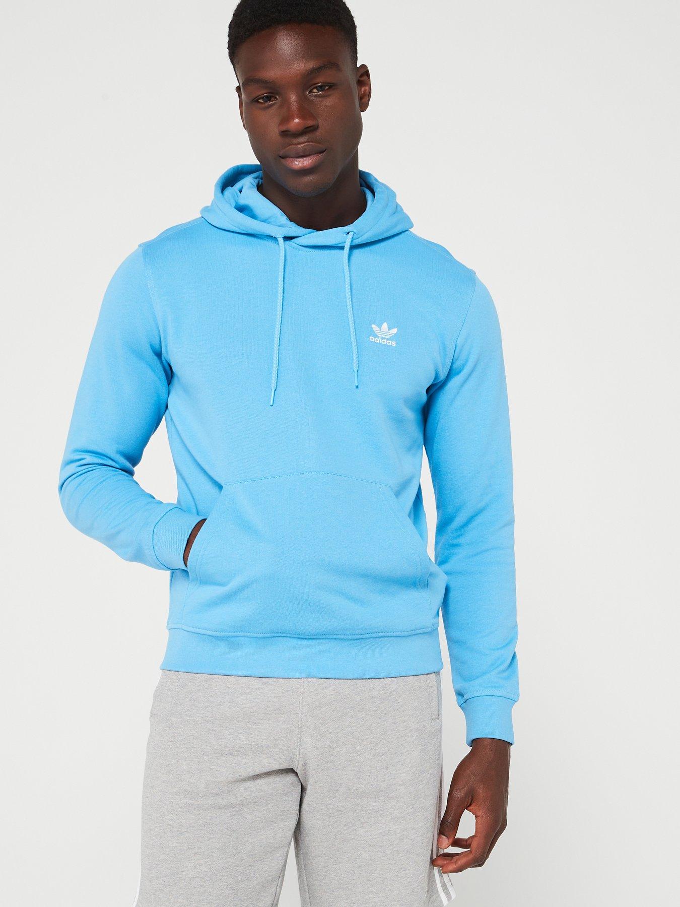 Adidas Originals Light Blue Adidas Hoodie Mens Adidas Originals