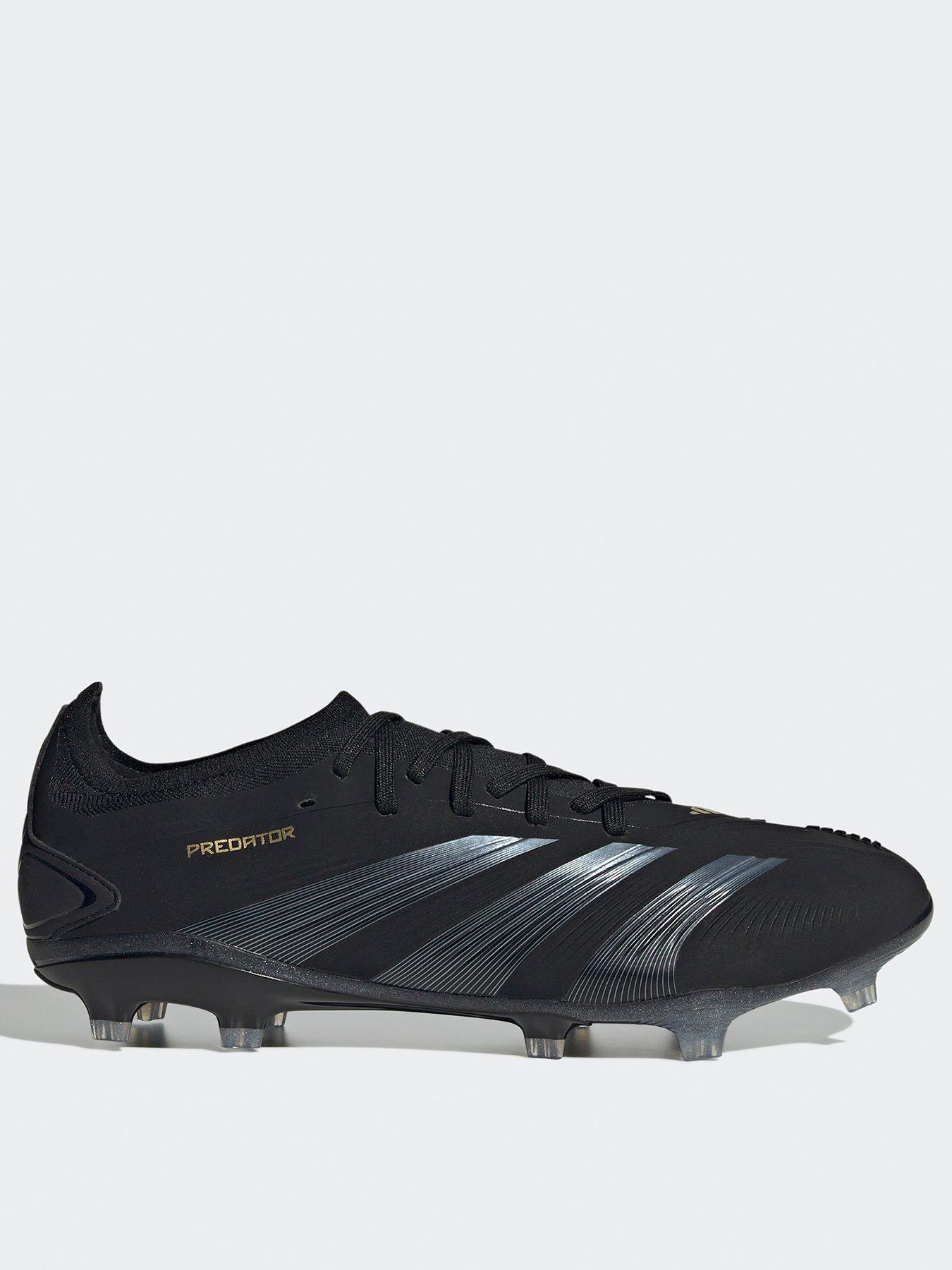 adidas Mens Predator Pro Firm Ground Football Boot -black/gold
